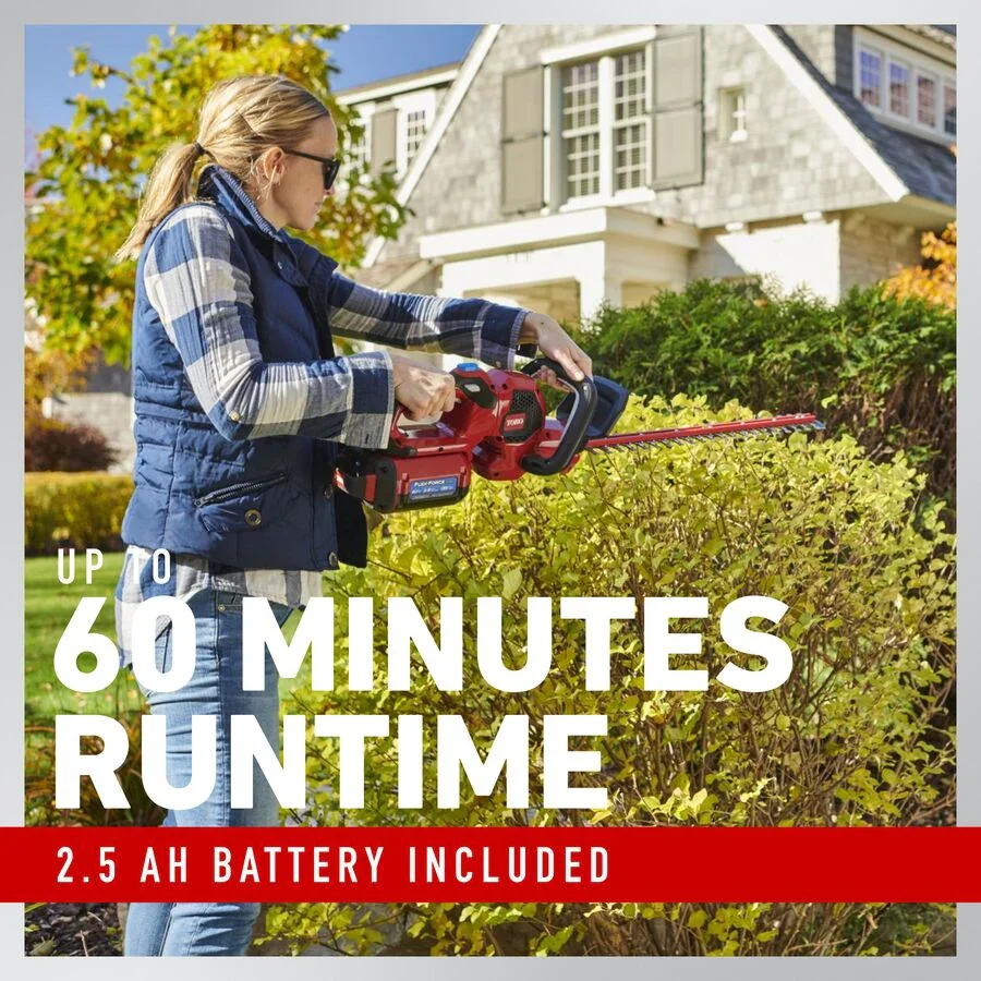 Toro 60V Max Series Hedge Trimmers Cordless Cutting Convenience feature image