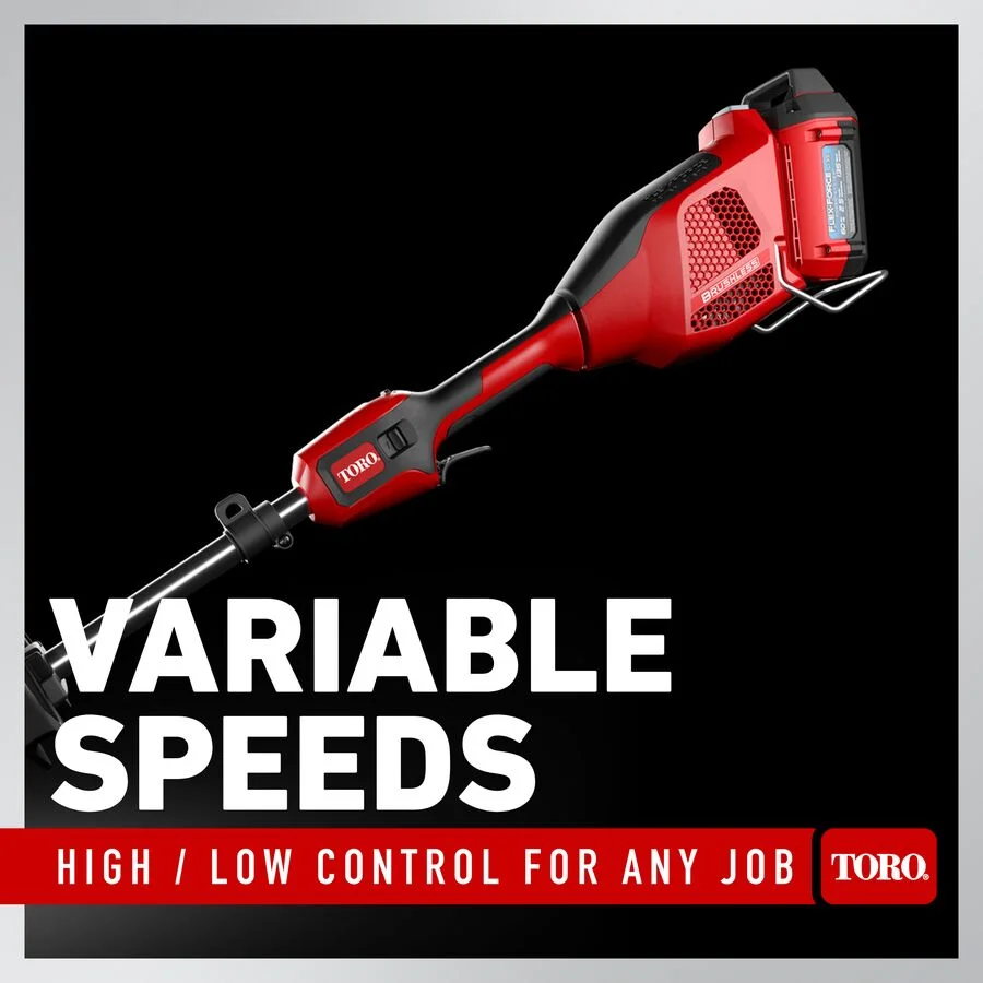 Toro 60V Max Series Trimmers And Brushcutters Smart Speed Trigger feature image