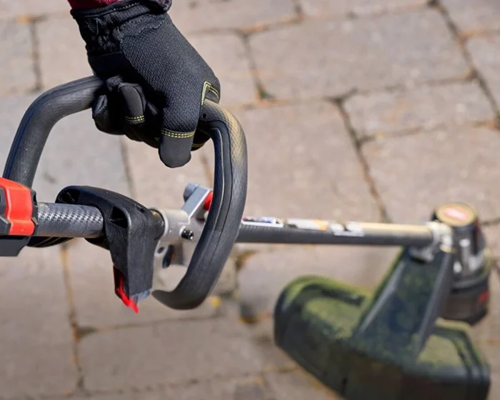 Toro 60V Max String Trimmer 51838 Handle Grip Closeup product image