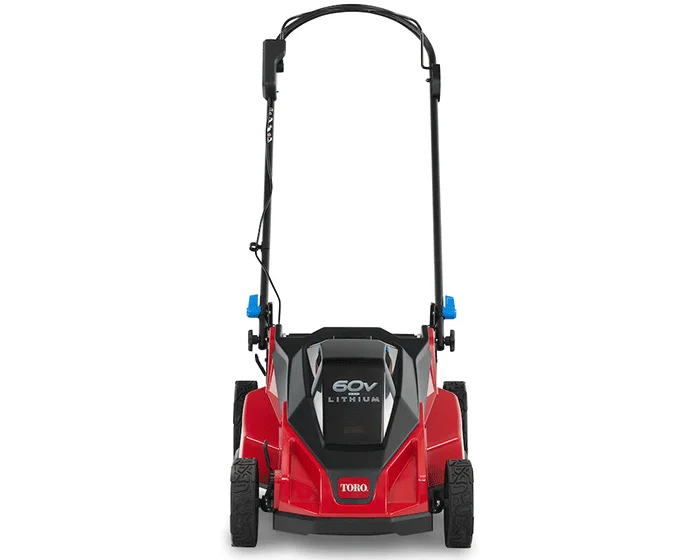 Toro 60V Max Stripe Walk Behind Lawn Mower 21621 Front View product image