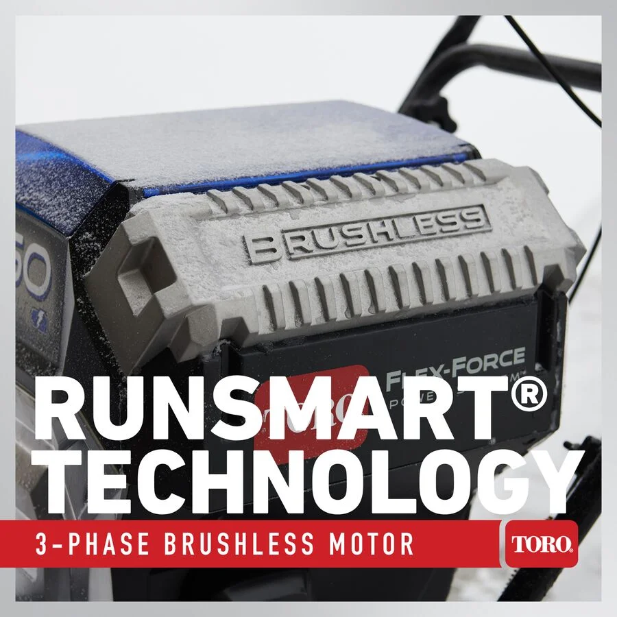 Toro 60V Snowmaster Series Snowblowers Brushless Motor System feature image