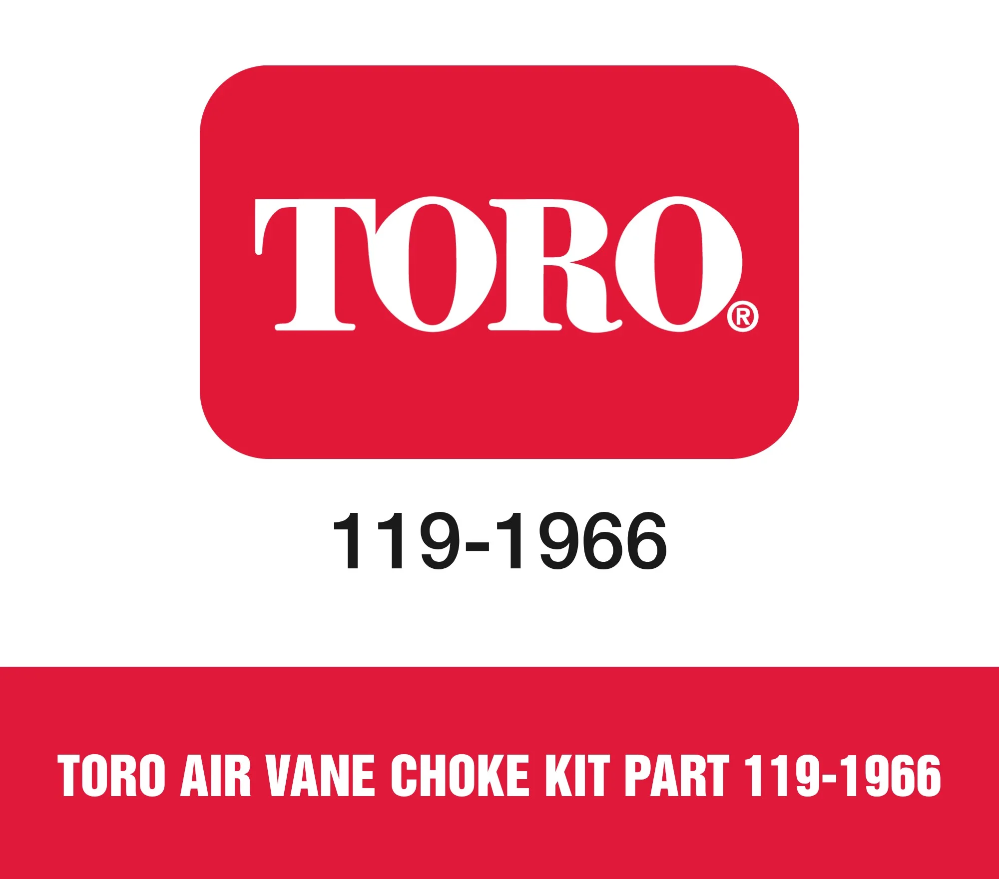 Toro Air Vane Choke Kit Part 119-1966