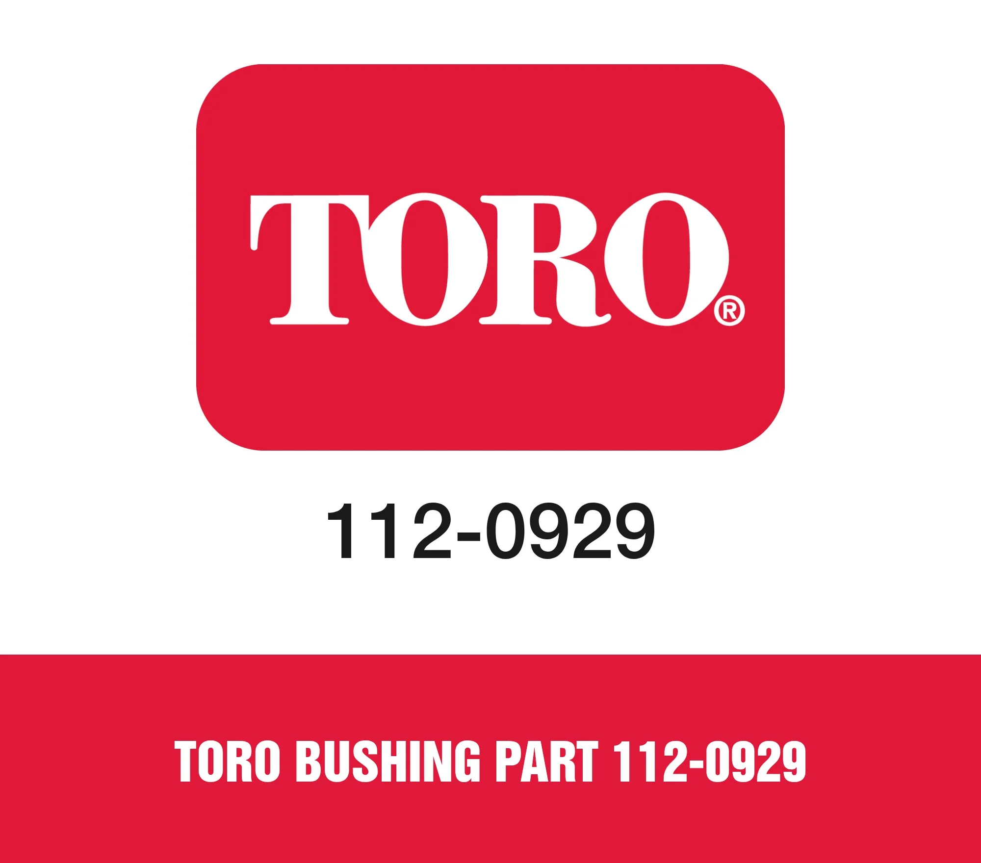 Toro Bushing Part 112-0929