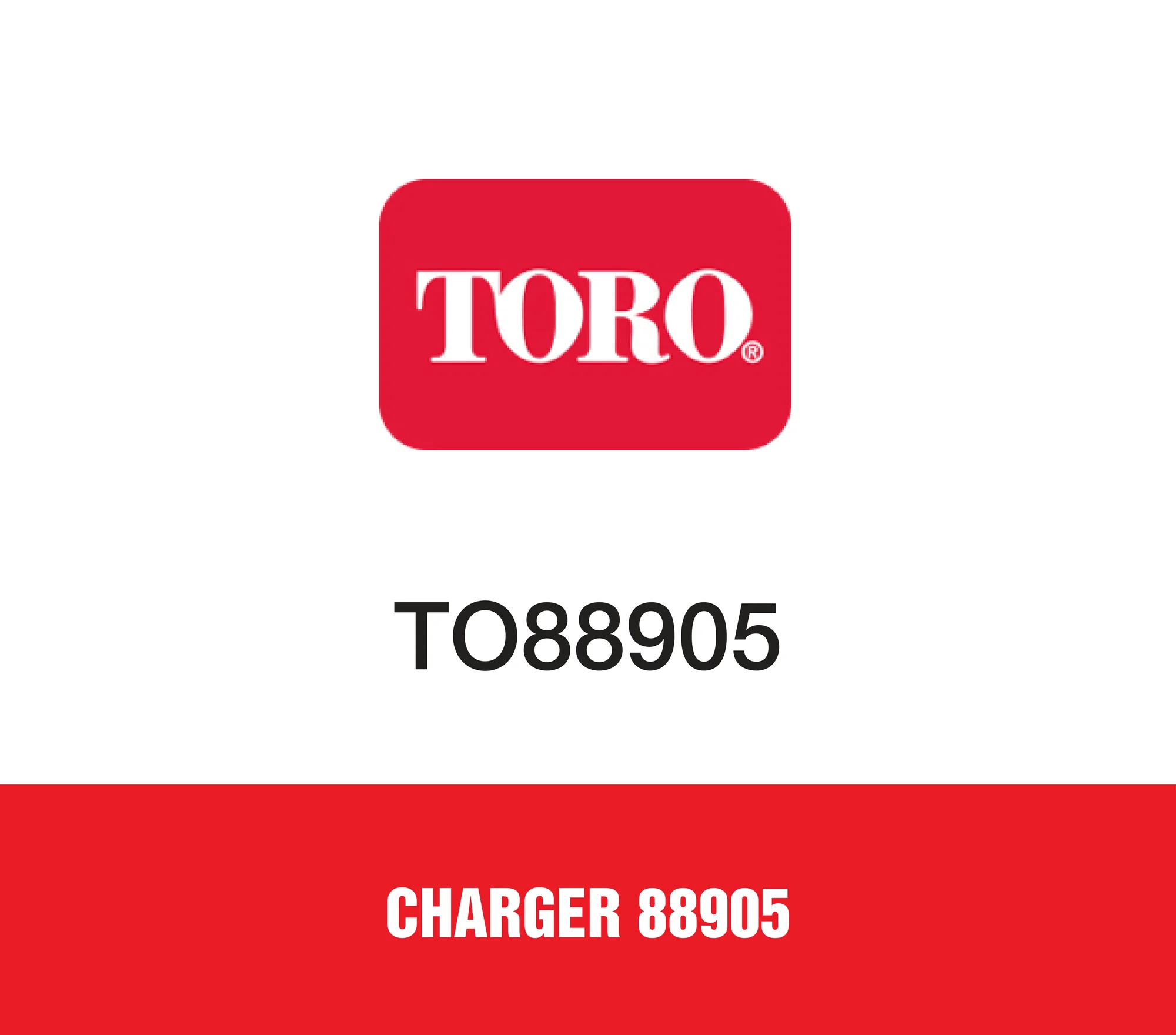 Toro Charger 88905 Toro Charger 88905