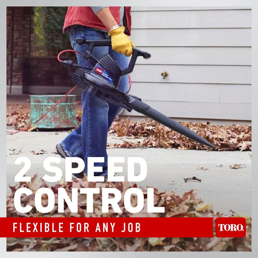 Toro Corded Series Leaf Blowers Two Speed Air Control feature image