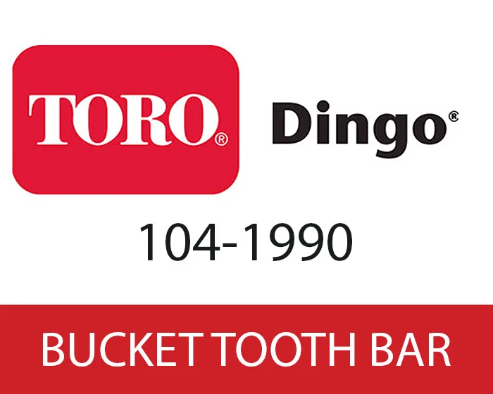 Toro Dingo Standard Bucket Tooth Bar 104-1990