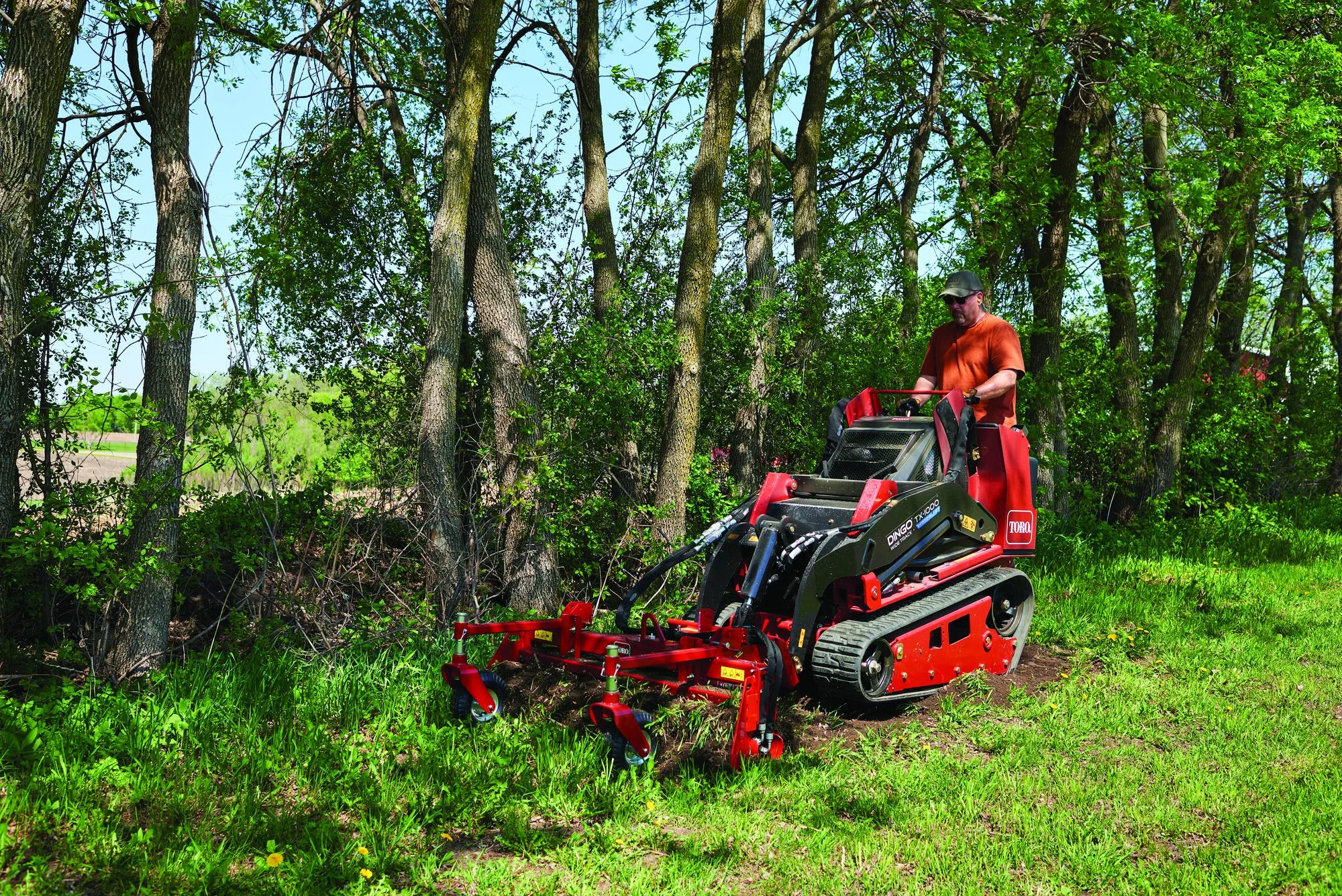 Toro Dingo Track Loader Tx 1000 Power Rake Ground Preparation product image