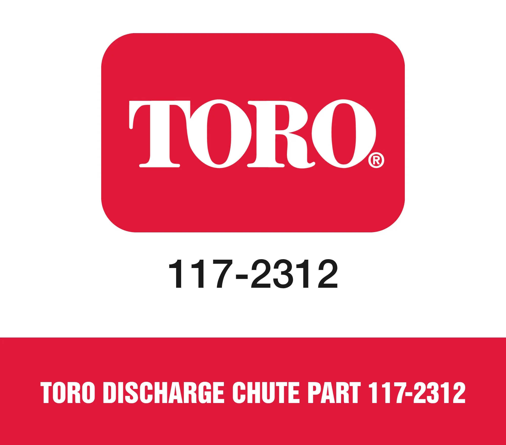 Toro Discharge Chute Part 117-2312