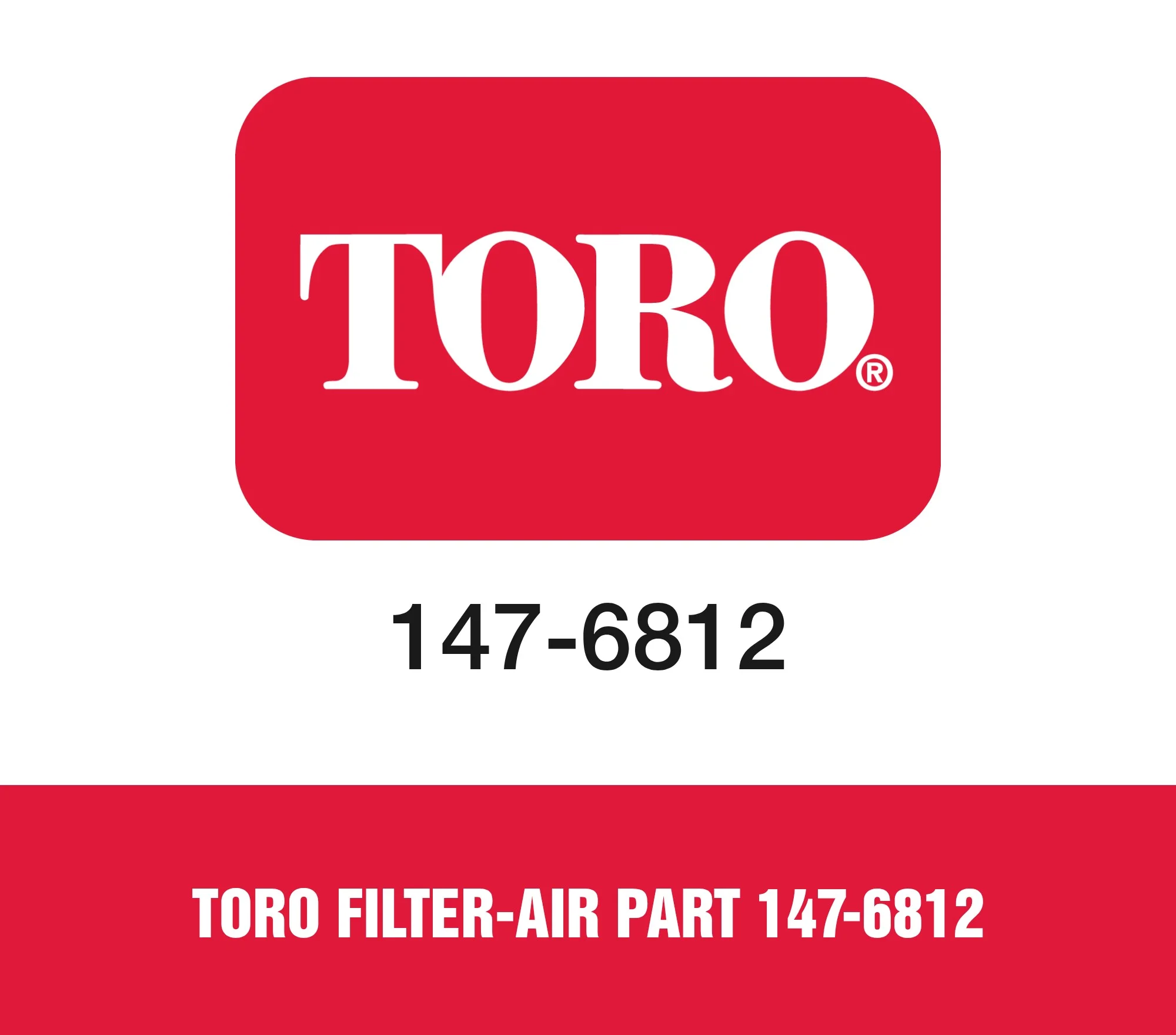 Toro FILTER-AIR Part 147-6812