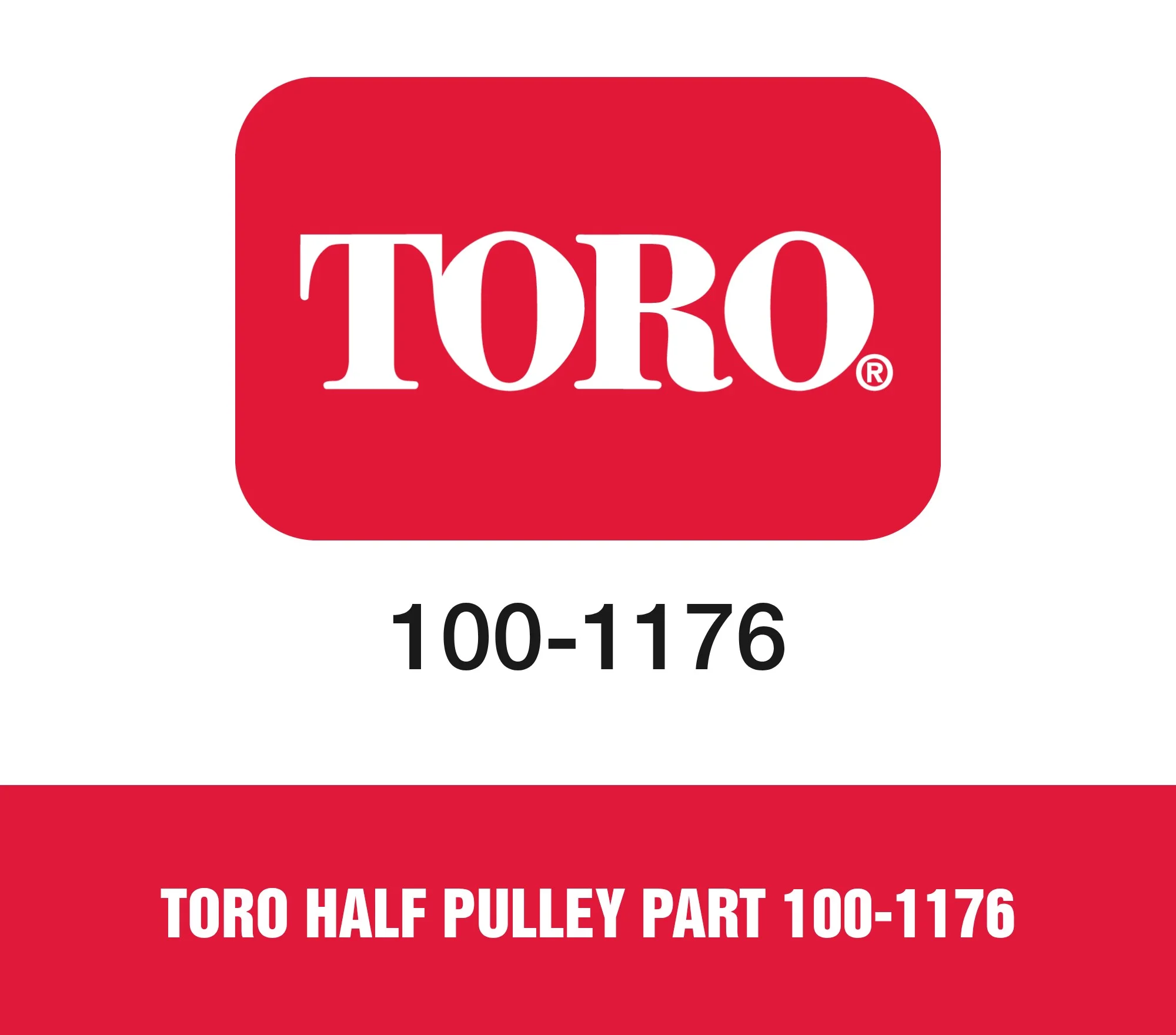 Toro Half Pulley Part 100-1176