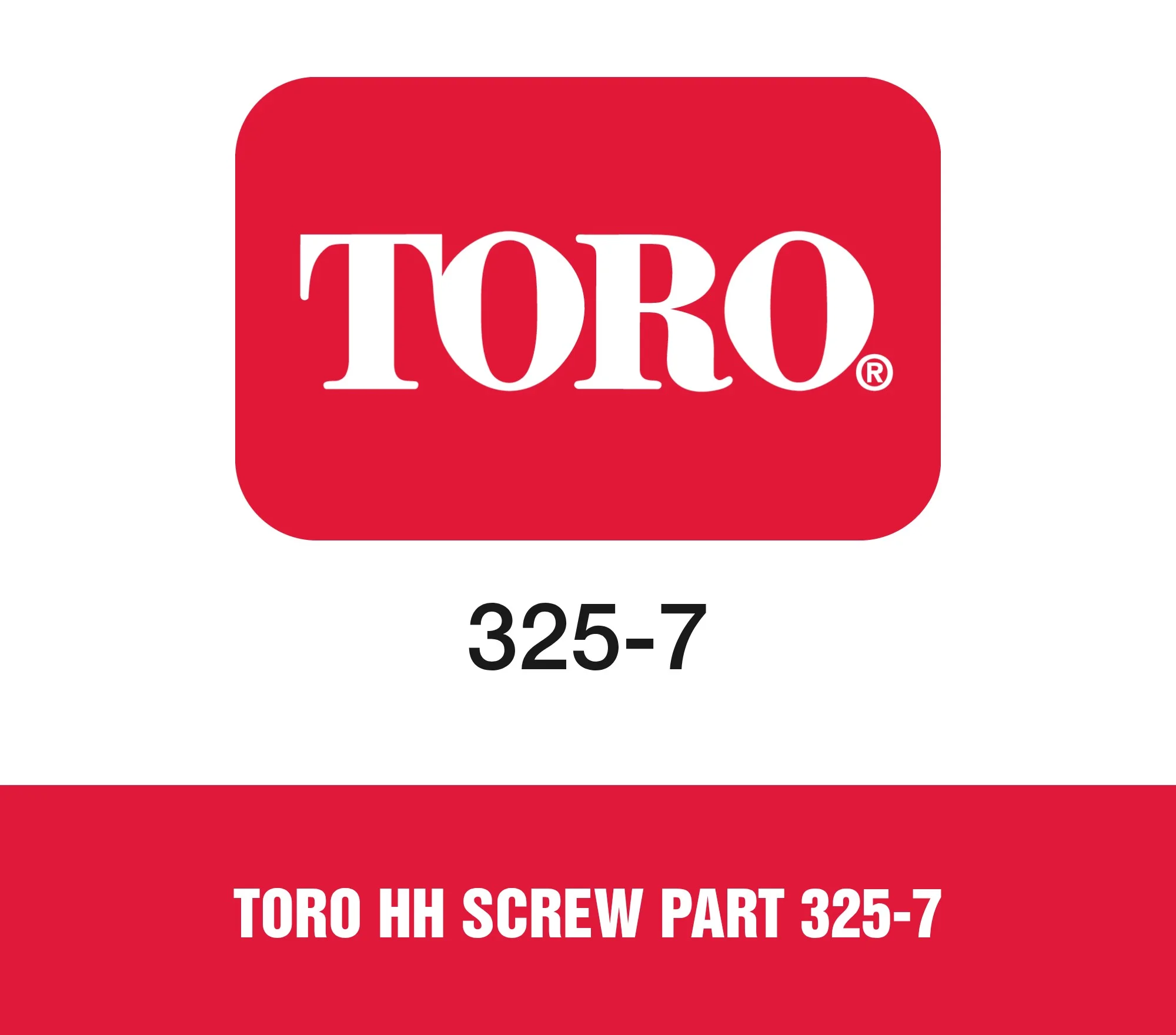 Toro Hh Screw Part 325-7