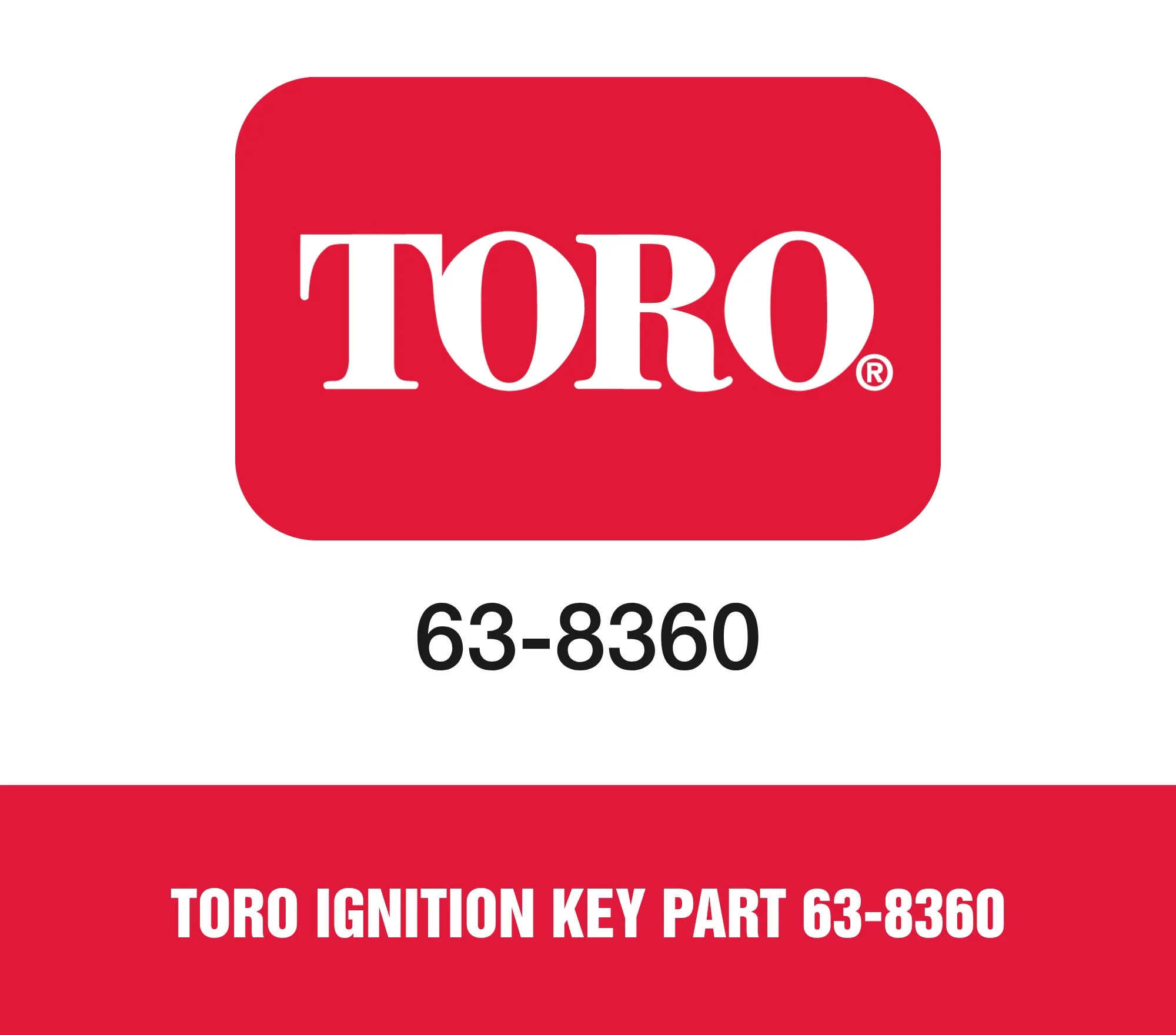 Toro Ignition Key Part 63-8360