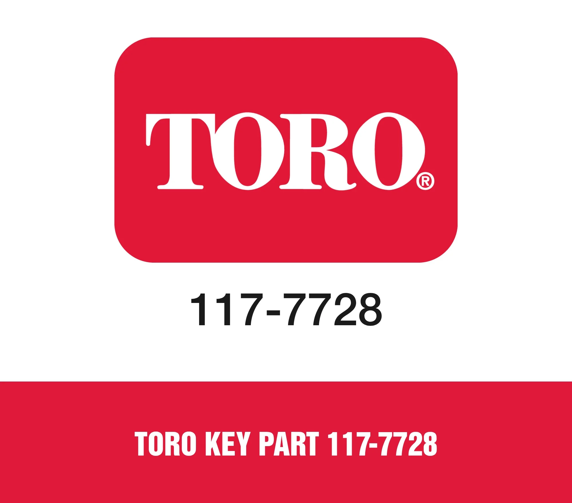 Toro Key Part 117-7728