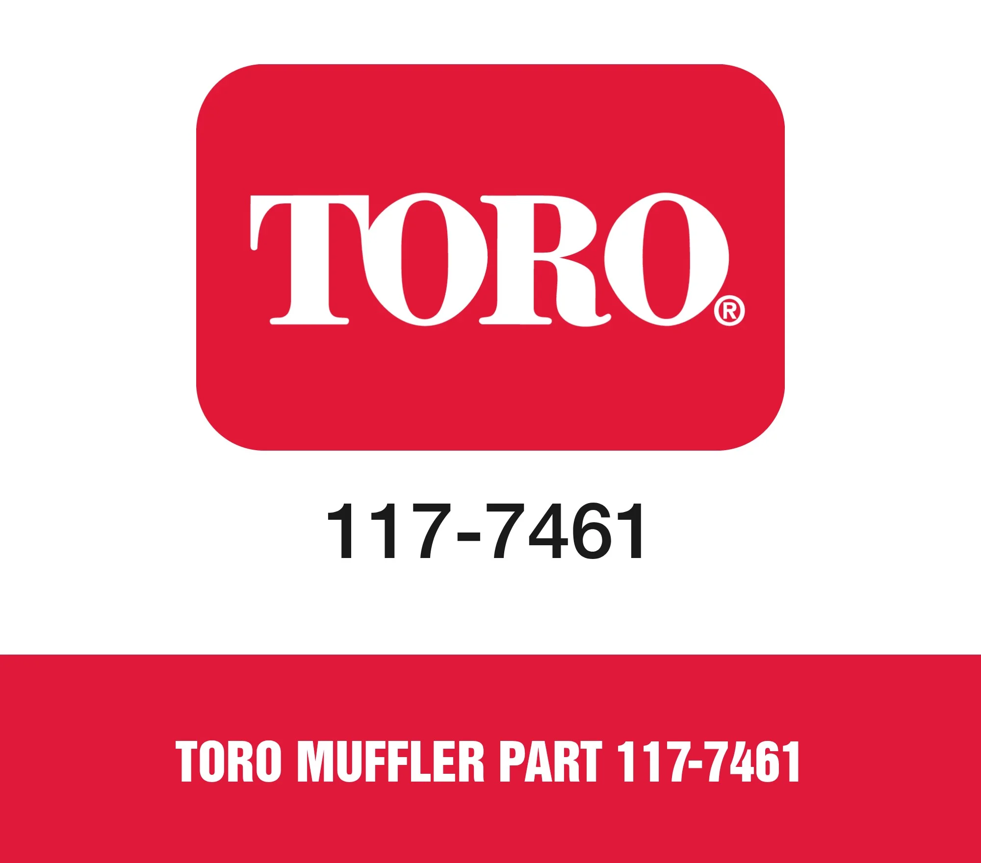 Toro Muffler Part 117-7461