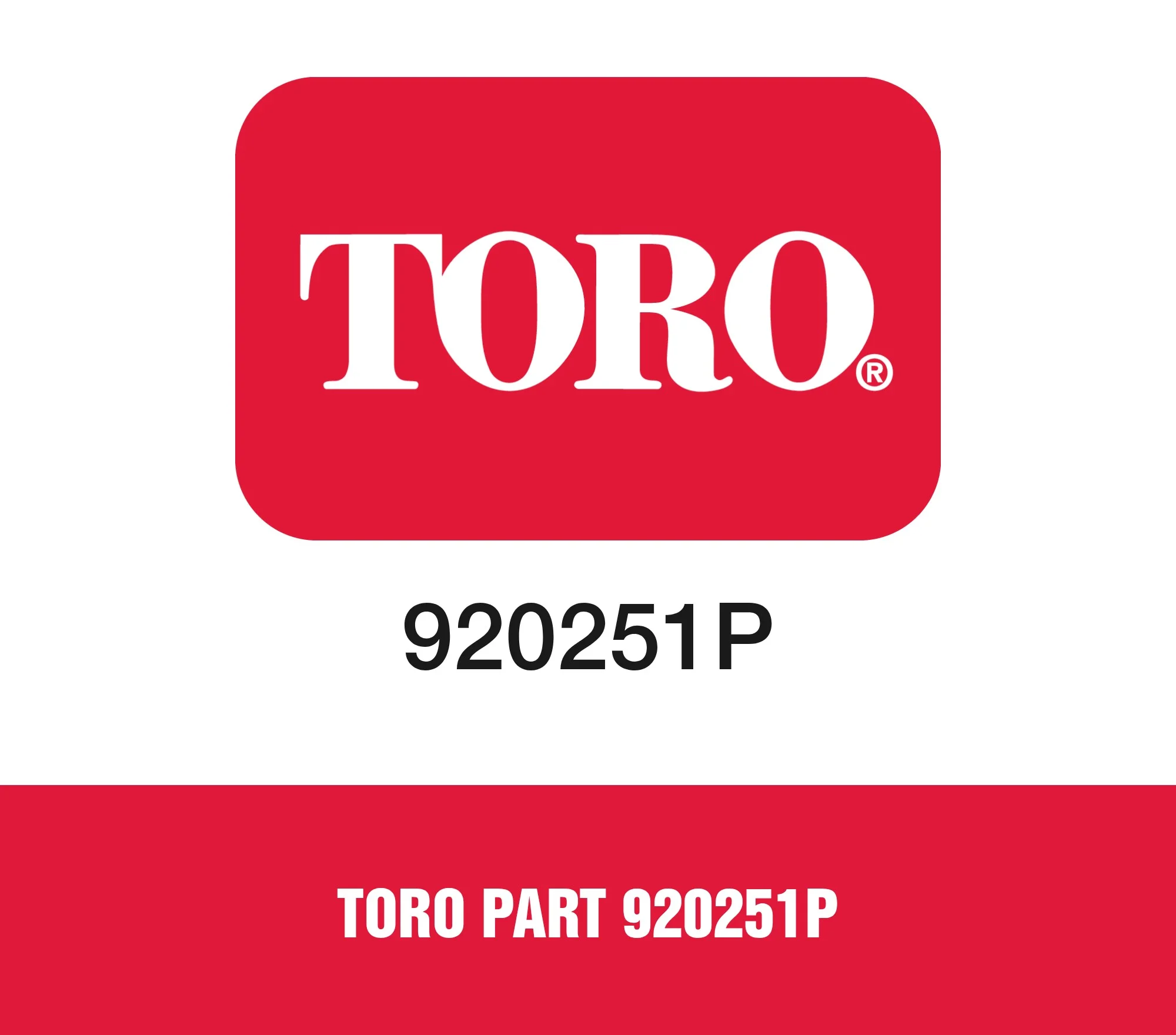 Toro Part 920251P