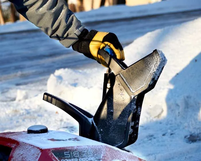 Toro Single Stage Power Clear 518 ZE Snow Blower 38475 Toro Power Clear Series Single Stage Snow Blower 38475 Thrower Closeup product image