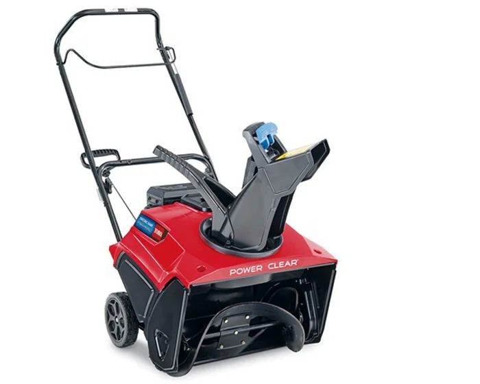 Toro Single Stage Power Clear 721 R Snow Blower 38752 Toro Power Clear Series Single Stage Snow Blower 38752 Front View Left
