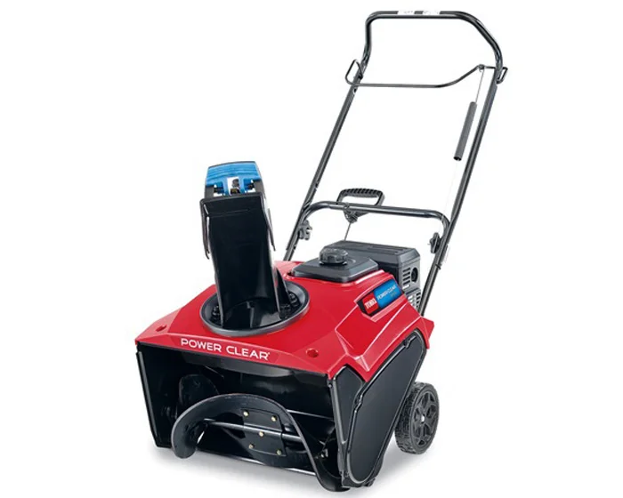 Toro Single Stage Power Clear 721 R Snow Blower 38752 Toro Power Clear Series Single Stage Snow Blower 38752 Front View Right