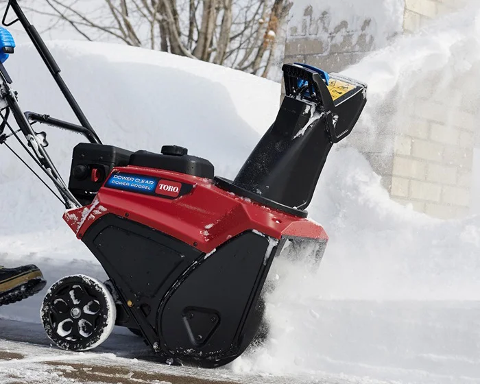 Toro Power Clear Series Single Stage Snow Blower 38753 Side View Left Clearing product image