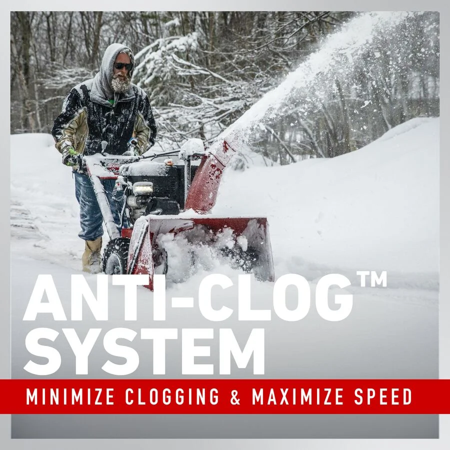 Toro Power Max HD Snowblowers Anti Clogging System feature image