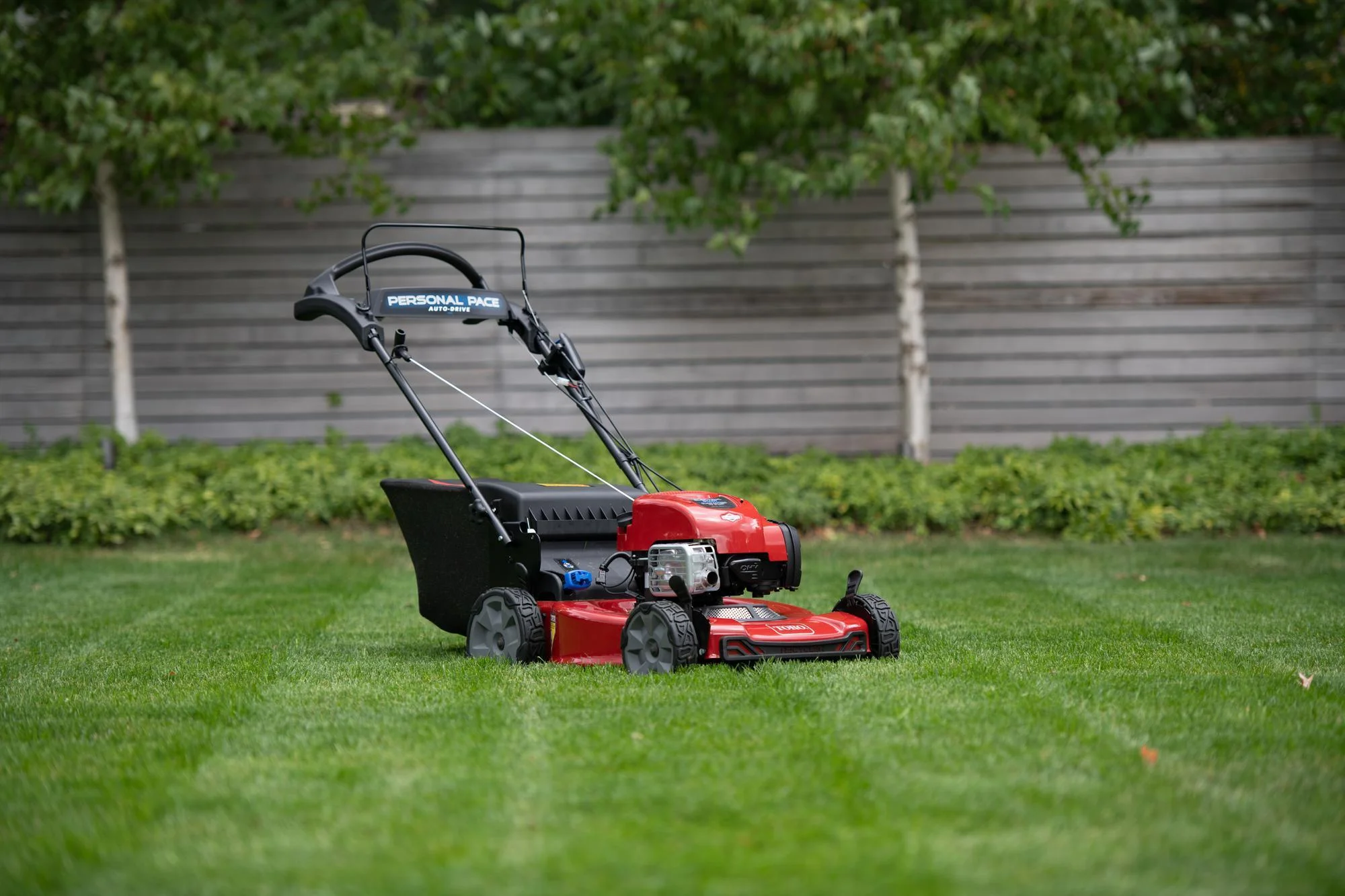 Toro Recycler Series Walk Behind Lawn Mower 21464 Front View Left Wide