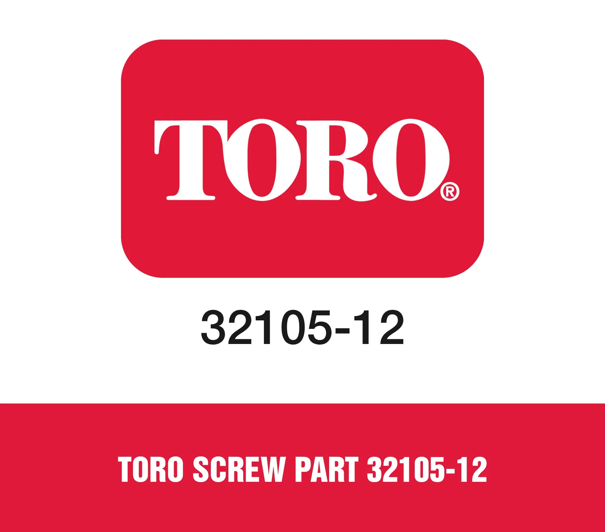 Toro Screw Part 32105-12