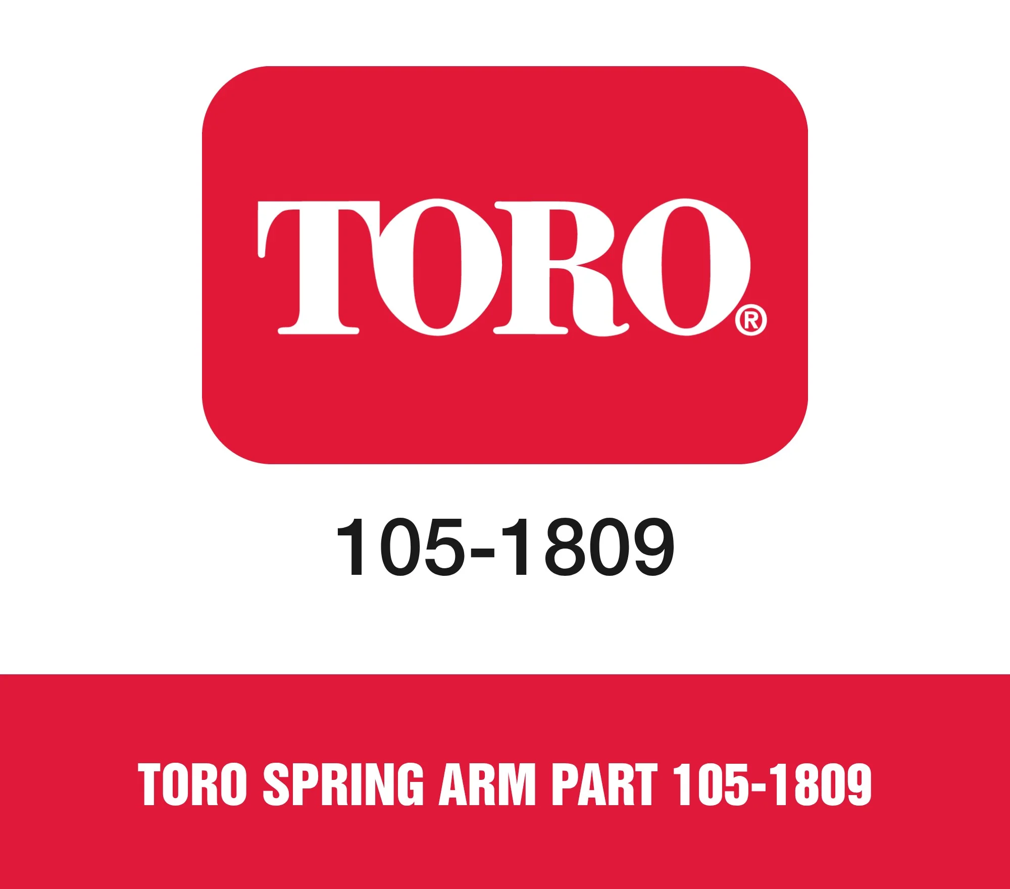 Toro Spring Arm Part 105-1809
