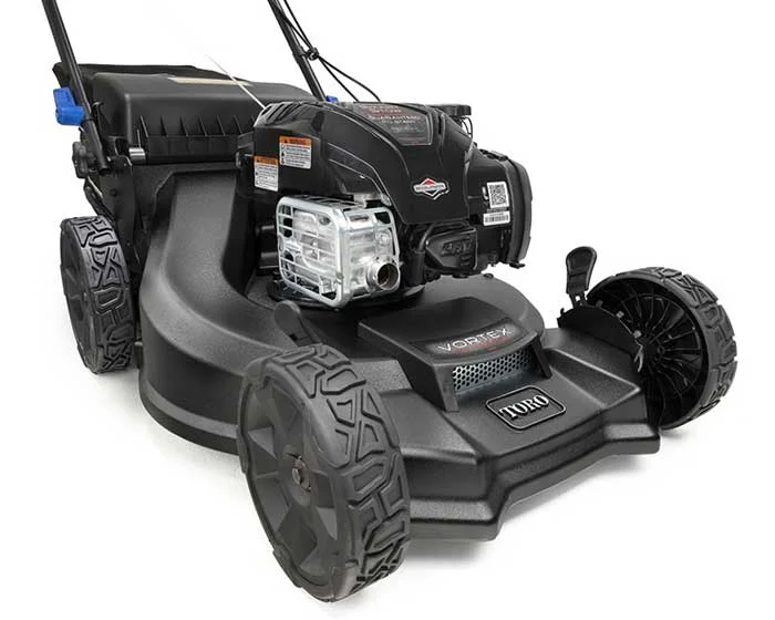 Toro Super Recycler Walk Behind Lawn Mower 21565 Toro Super Recycler Series Walk Behind Lawn Mower 21565 Front View Left Closeup product image