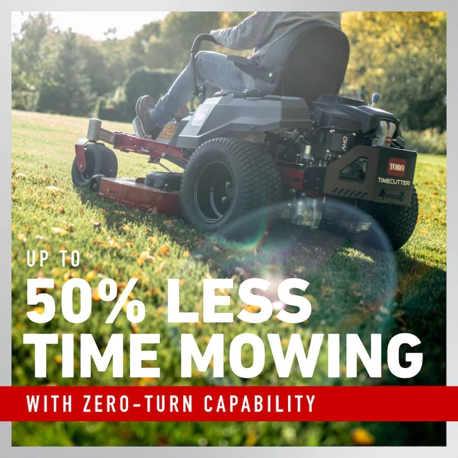 Toro TimeCutter Series Zero Turn Riders Powerful Performance Options feature image