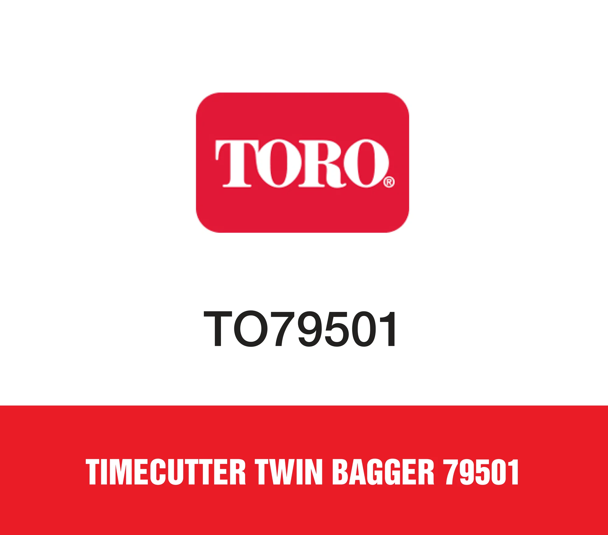 Toro TimeCutter Twin Bagger 79501