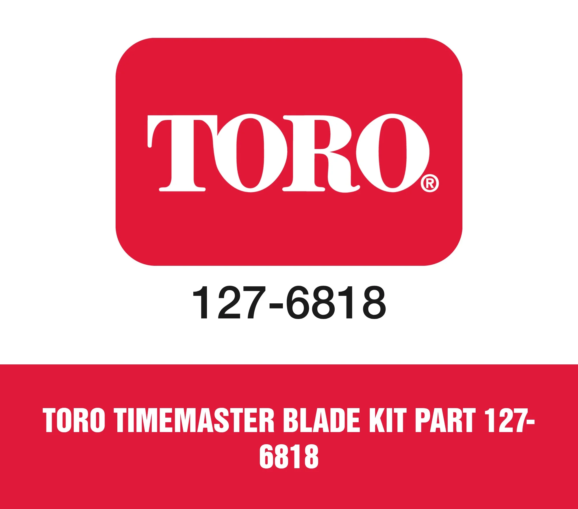Toro Timemaster Blade Kit Part 127-6818