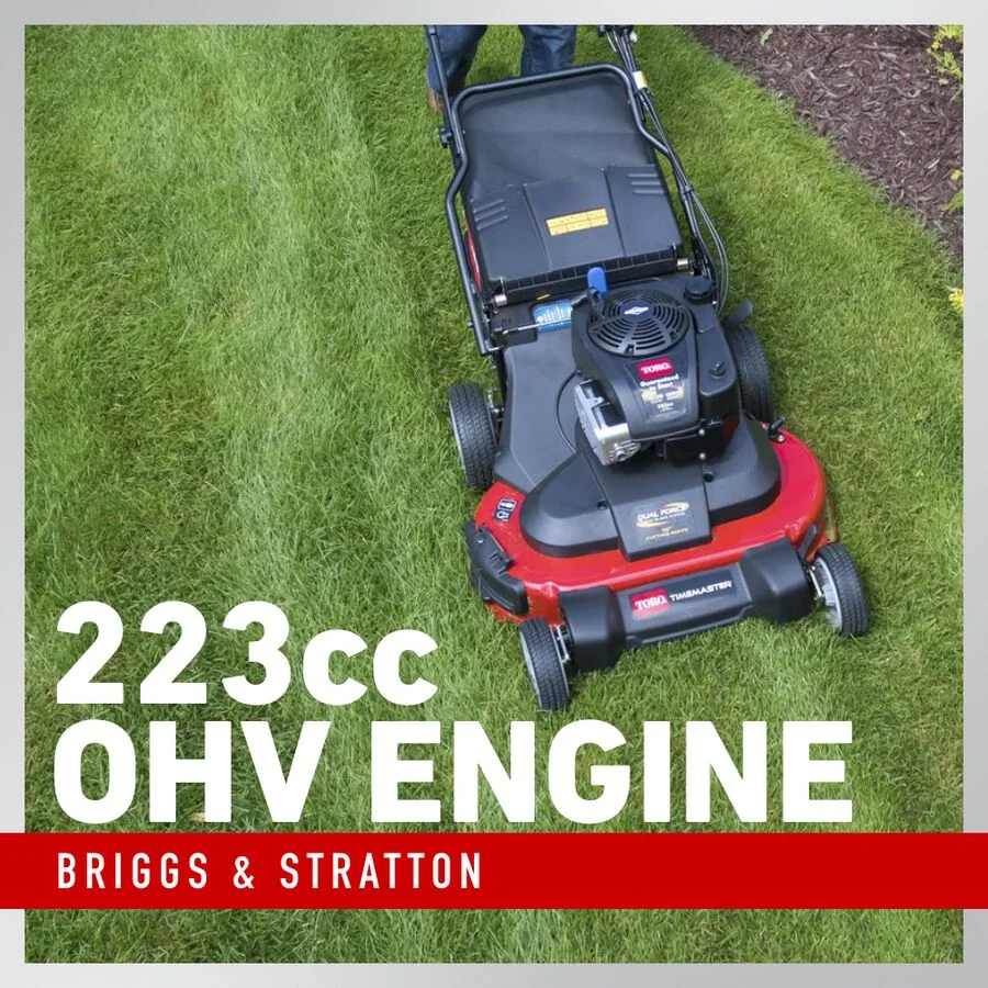 Toro Timemaster Series Walk Behind Mowers Powerful Gas Engine Options feature image