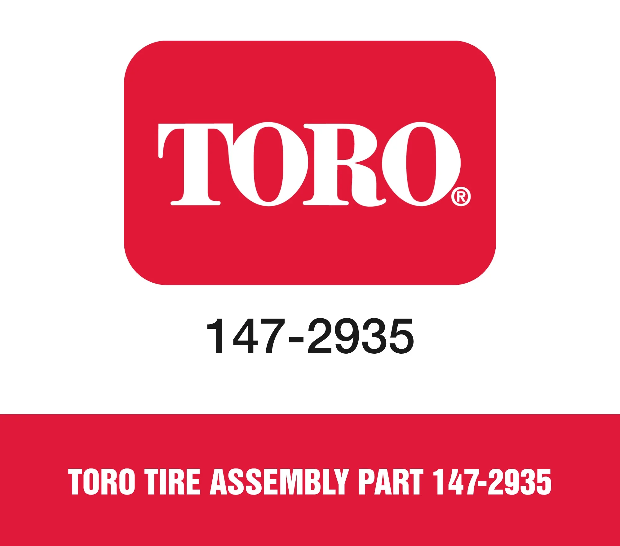 Toro Tire Assembly Part 147-2935
