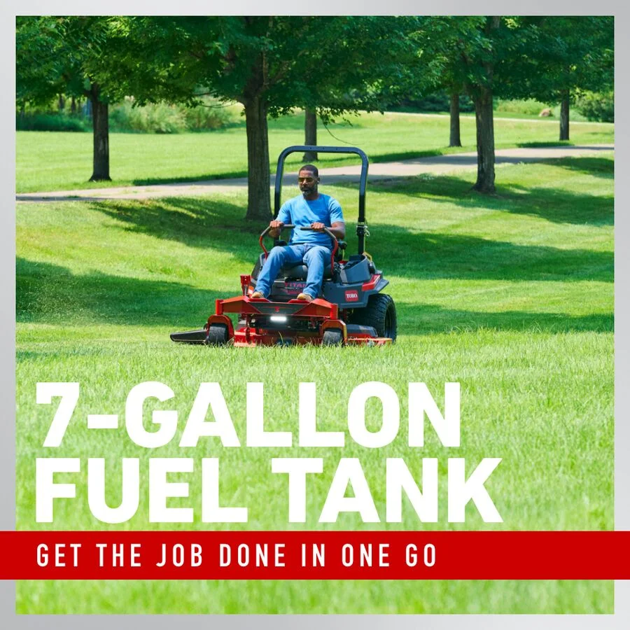 Toro Titan Max Series Zero Turn Riders High Capacity Fuel Tank feature image