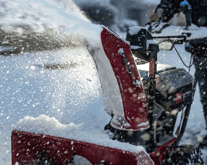 Toro Two Stage 60V Max Snow Blower 39925 Throwing Snow product image