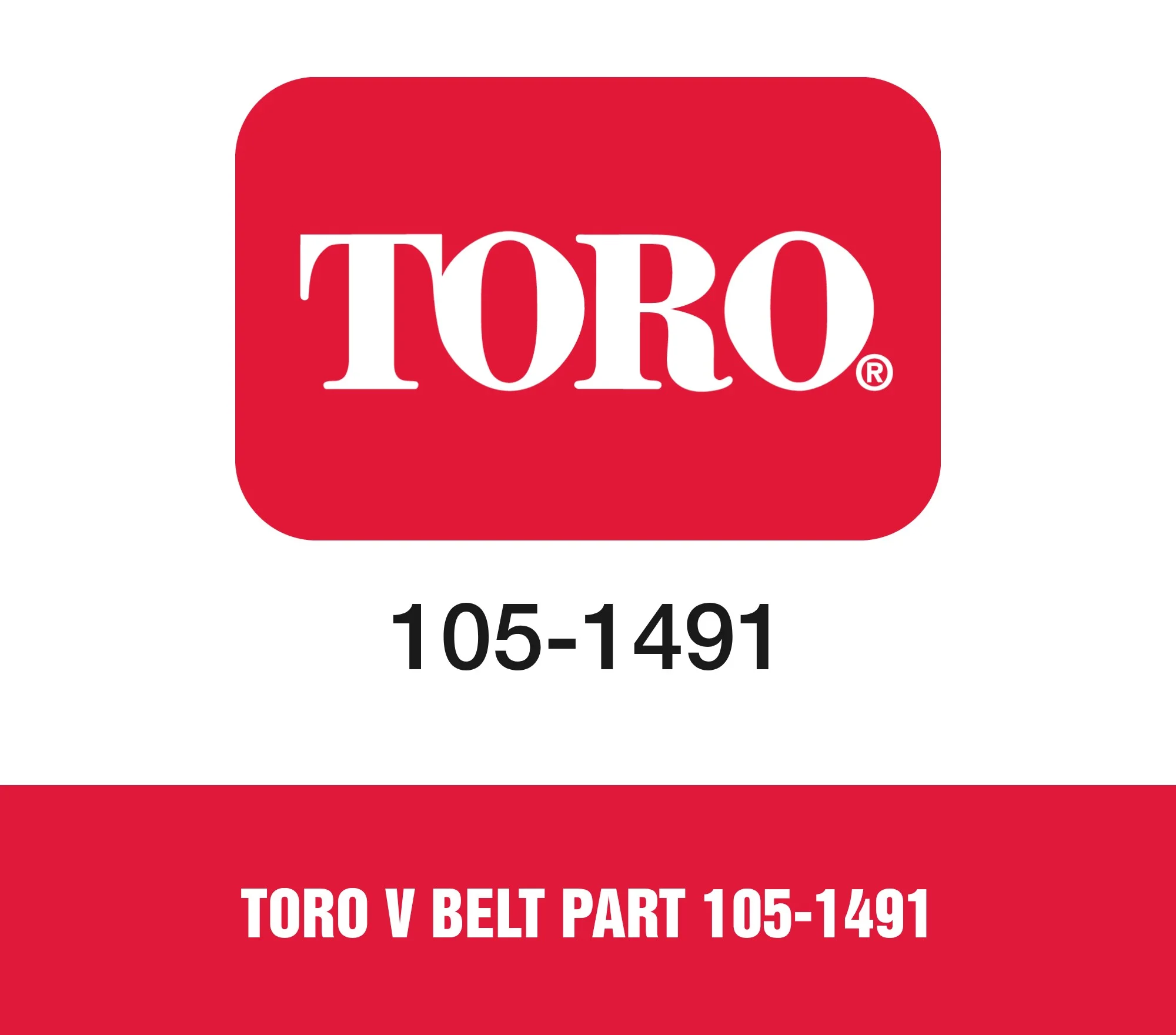 Toro V Belt Part 105-1491