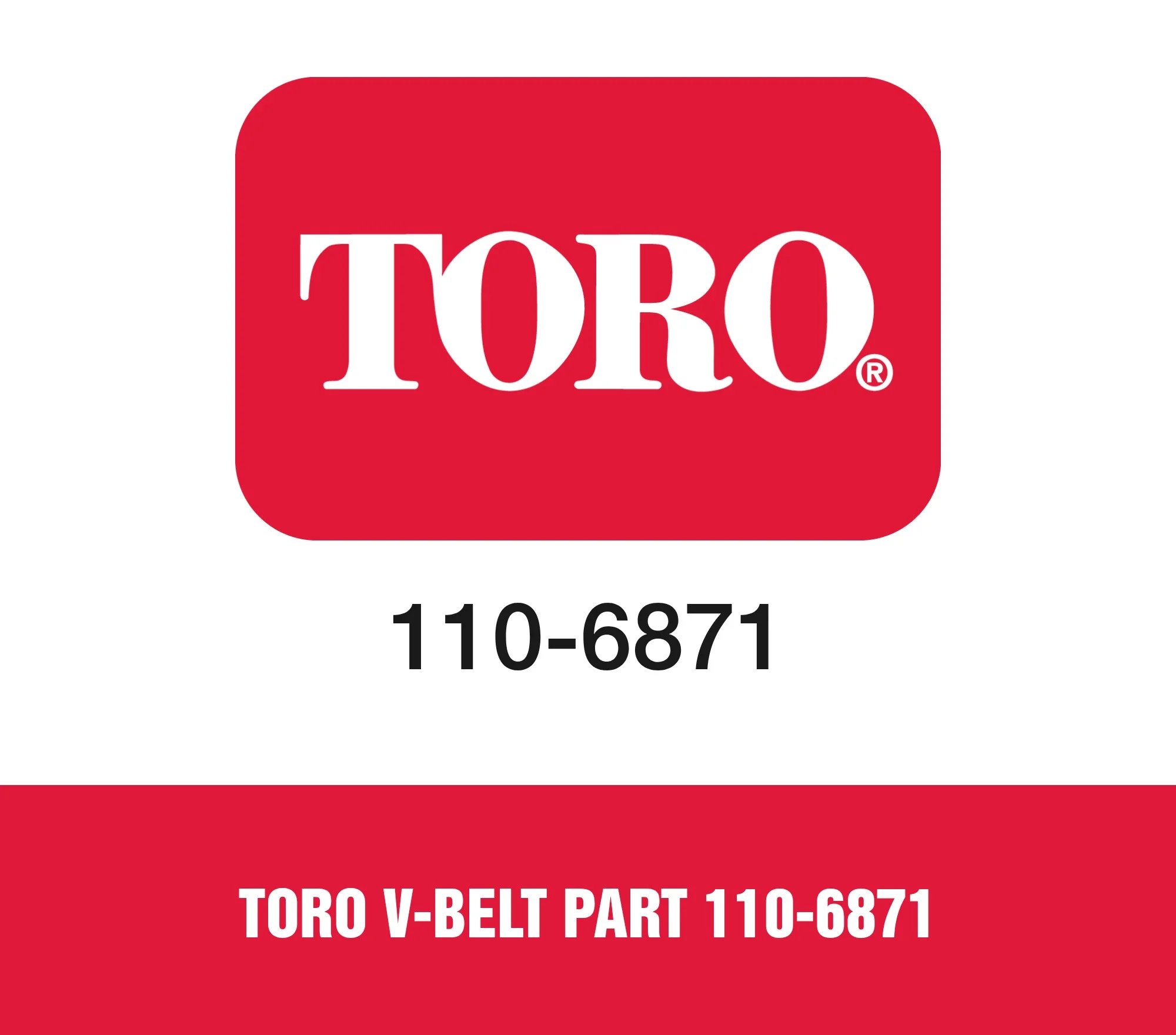 Toro V-Belt Part 110-6871