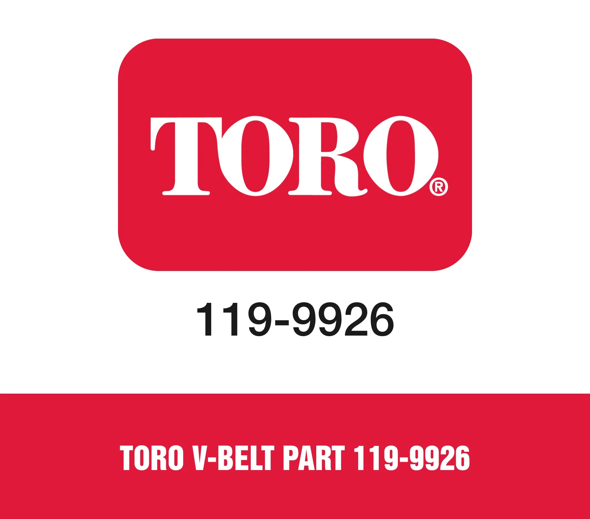 Toro V-Belt Part 119-9926