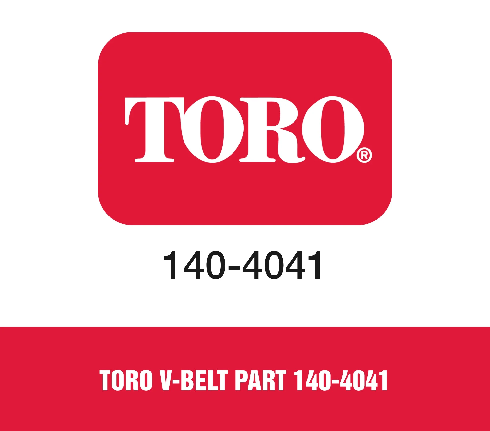 Toro V-Belt Part 140-4041