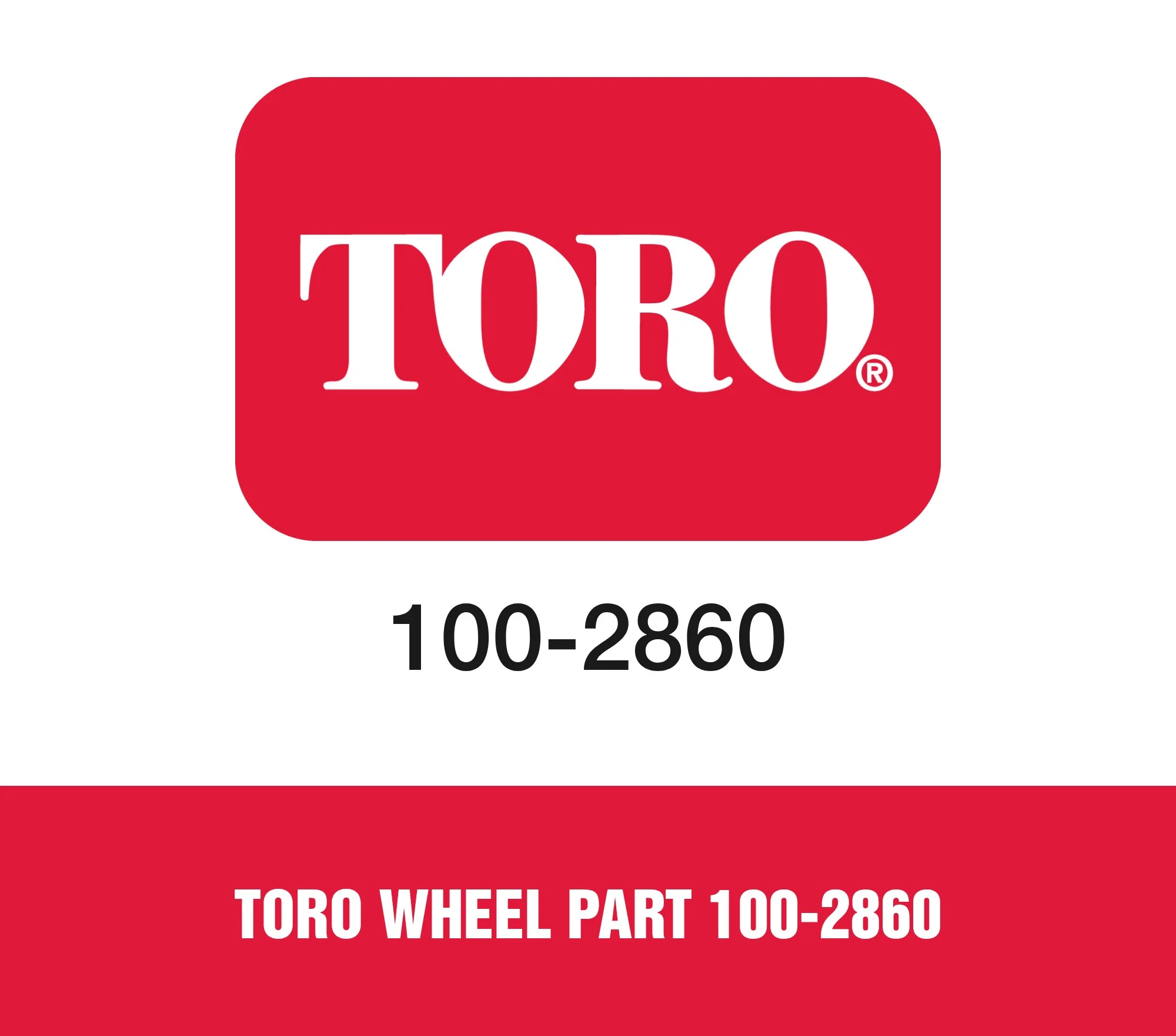 Toro Wheel Part 100-2860