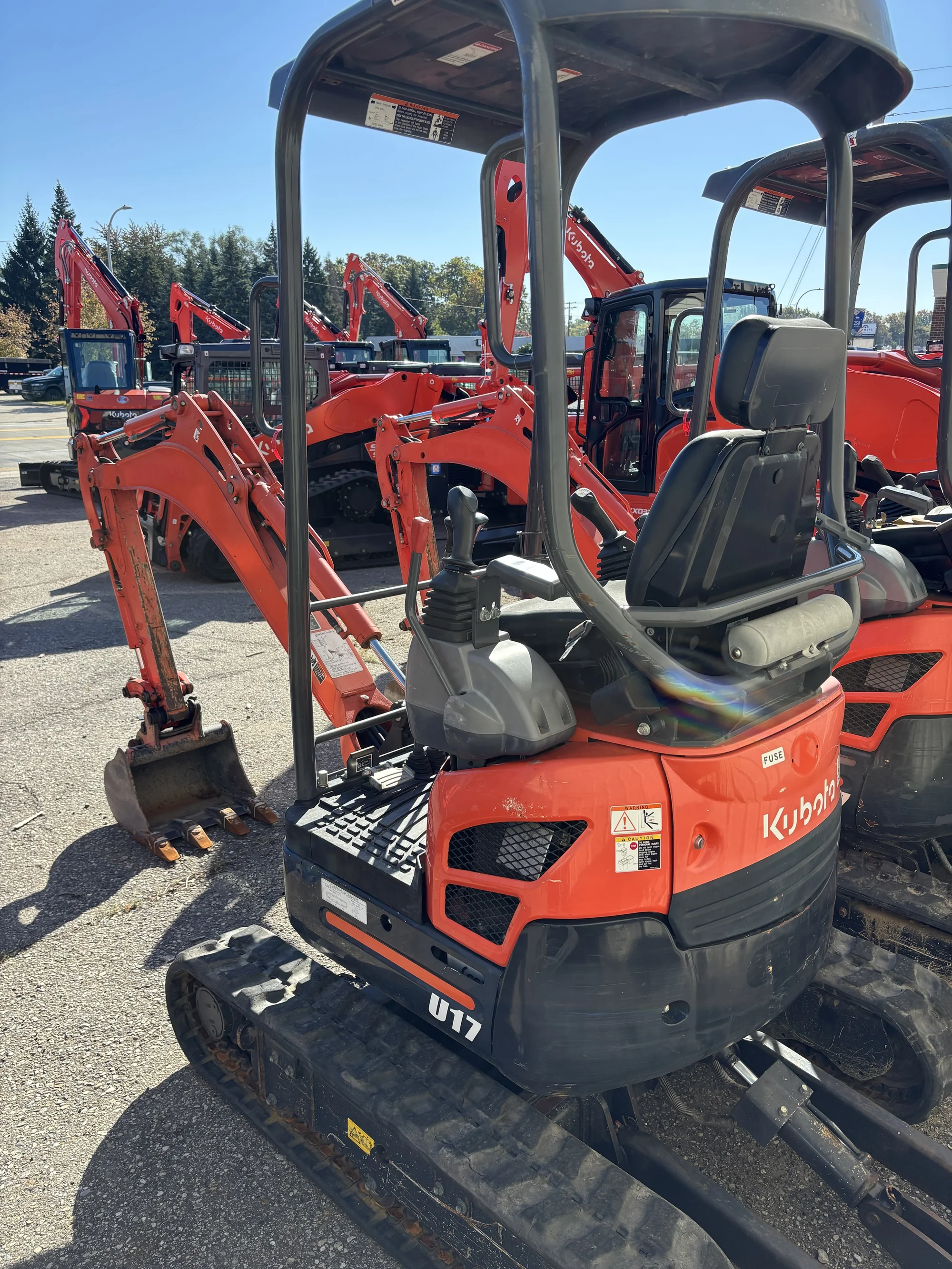 Used Kubota U17-VR1 Compact Excavator TR10388U