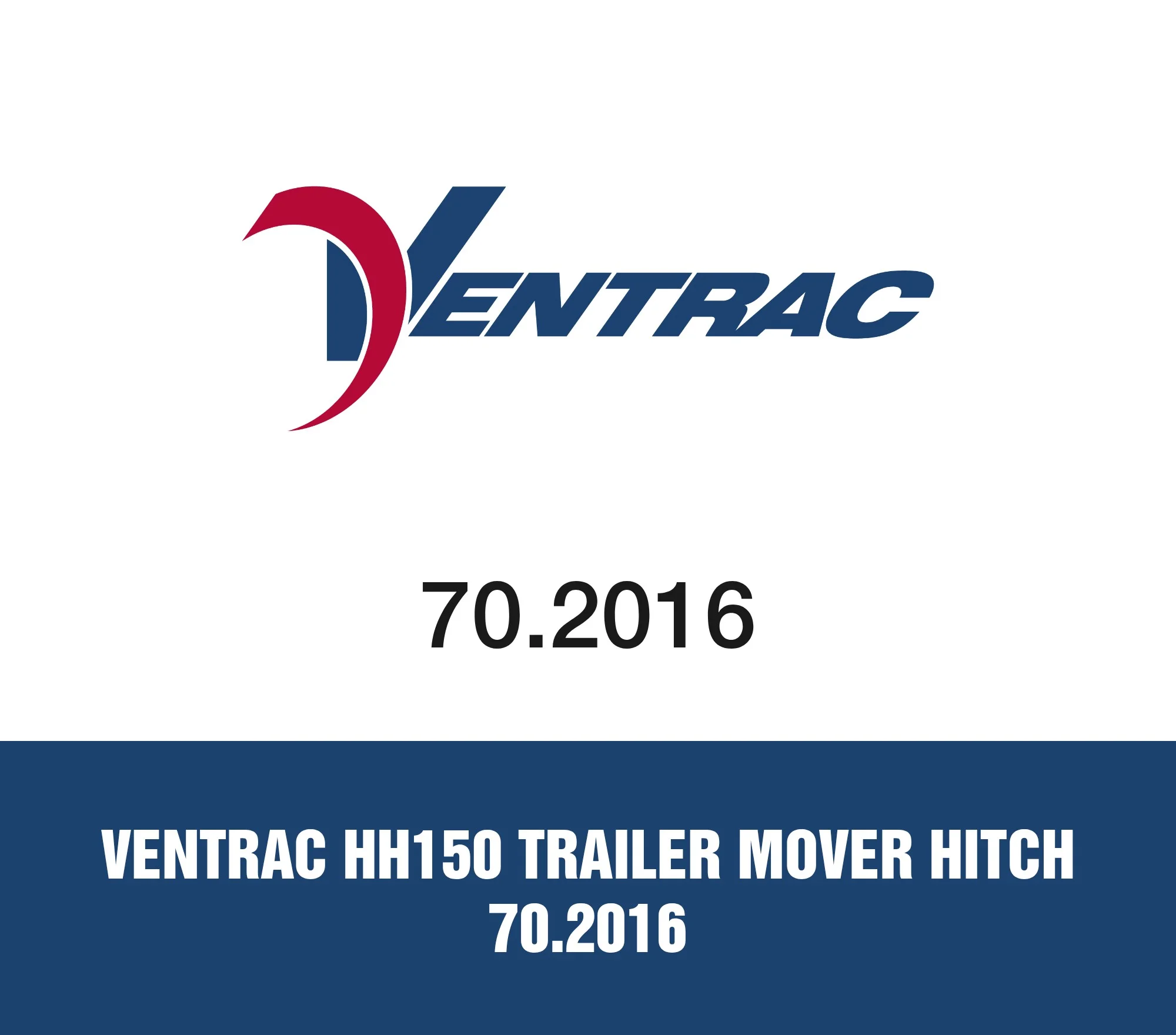 Ventrac HH150 Trailer Mover Hitch 70.2016