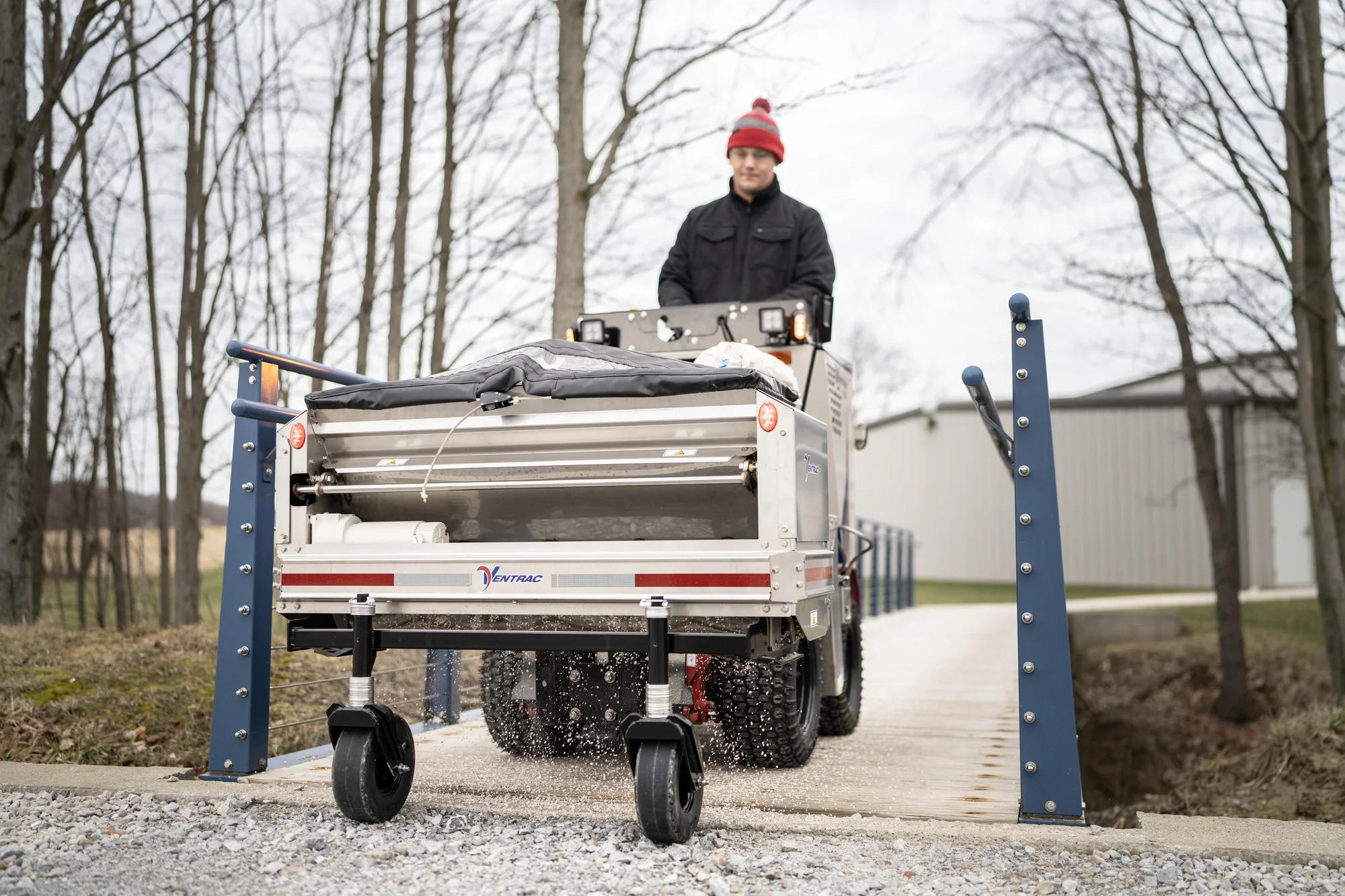 Ventrac Ssv Sidewalk Series Snow Vehicle 2120M Front View Left product image