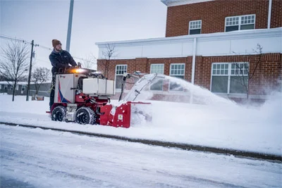 Ventrac Ssv Sidewalk Series Snowblowers All Wheel Drive Traction And Stability feature image