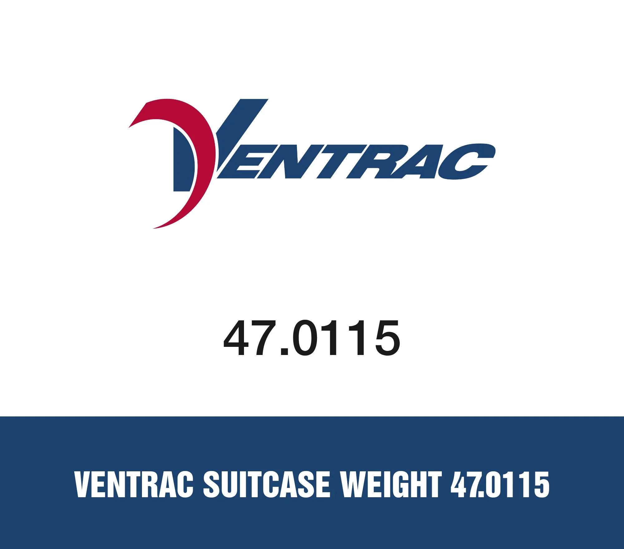 Ventrac Suitcase Weight 47.0115