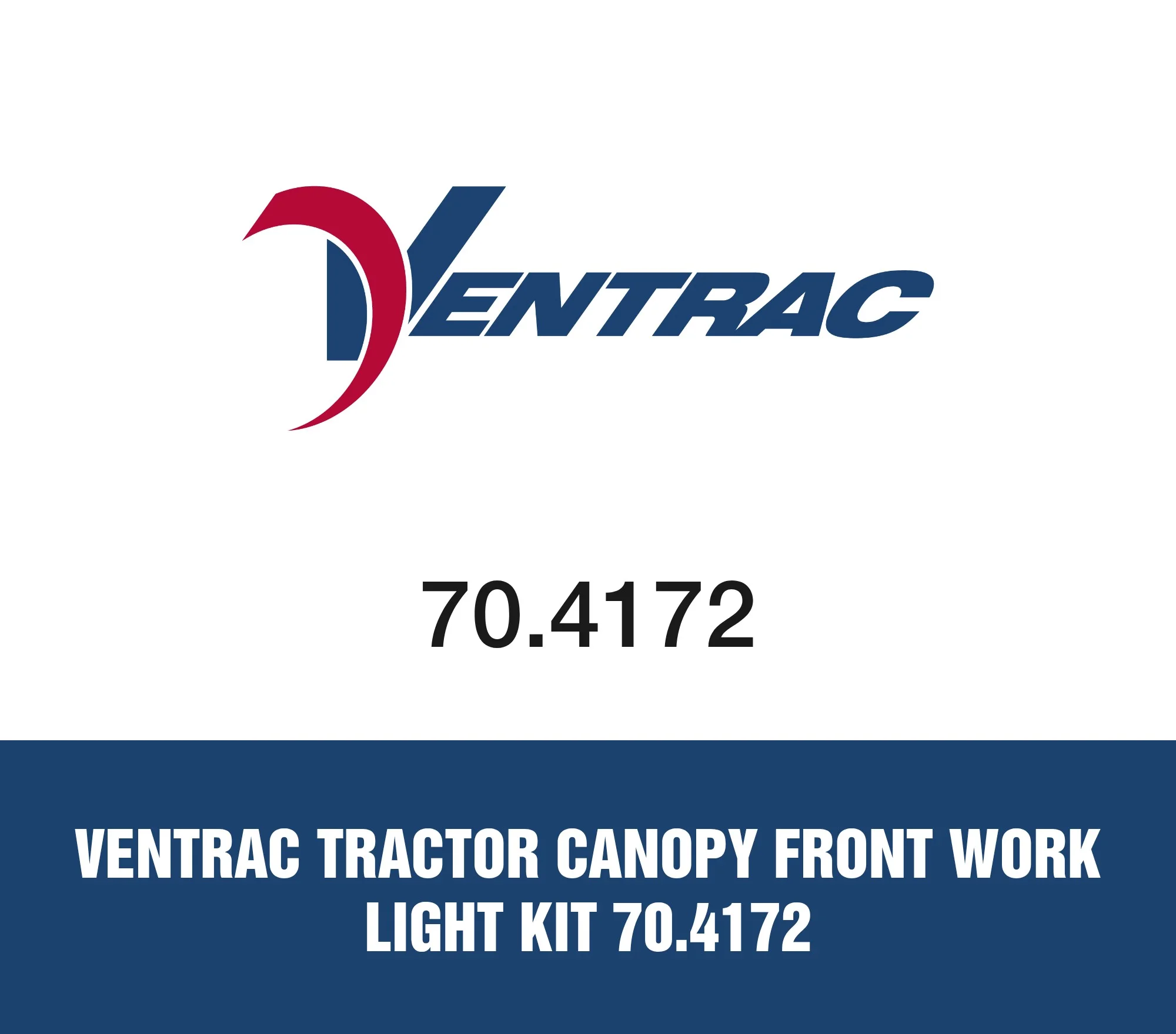 Ventrac Tractor Canopy Front Work Light Kit 70.4172