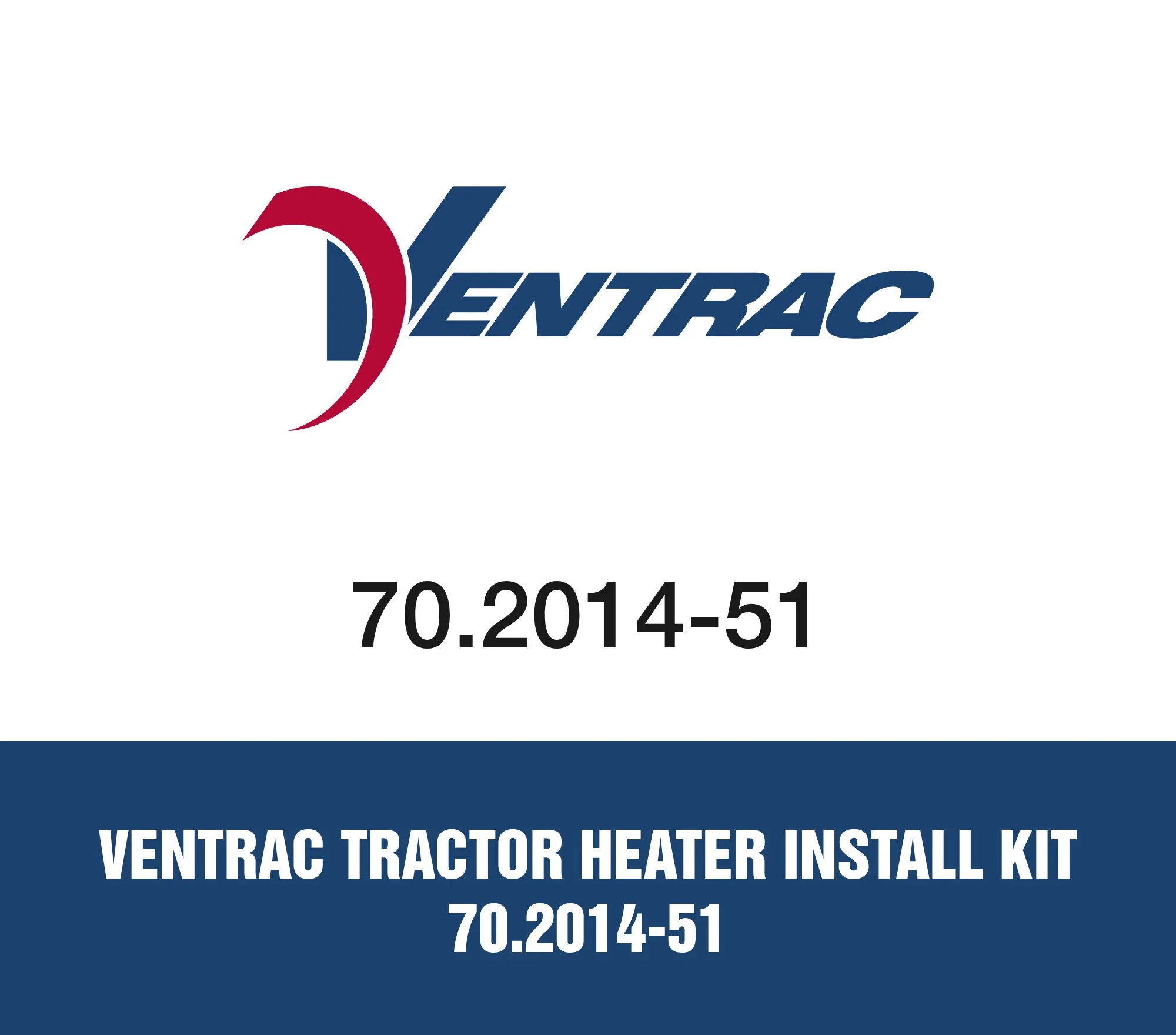 Ventrac Tractor Heater Install Kit 70.2014-51