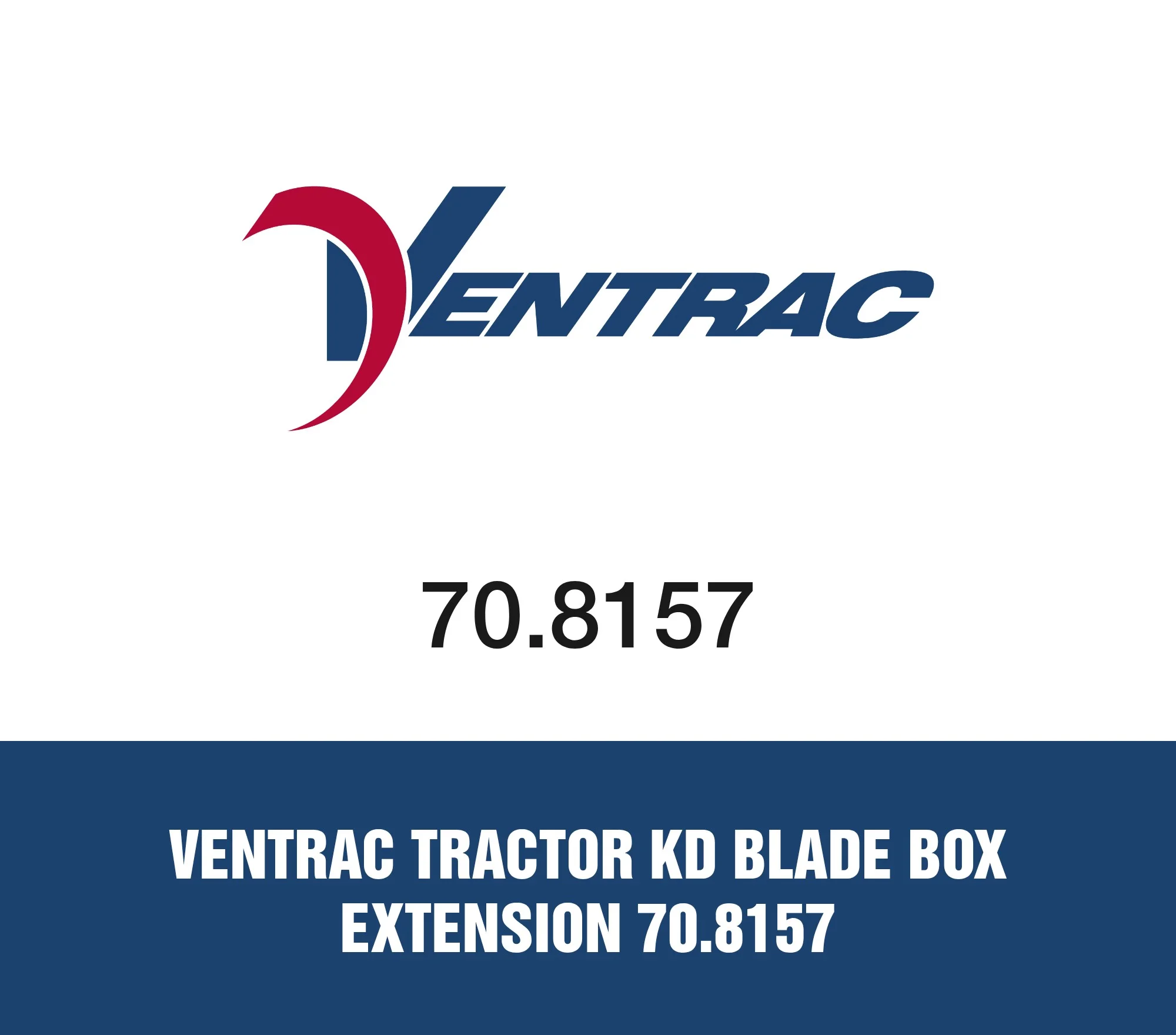 Ventrac Tractor KD Blade Box Extension 70.8157