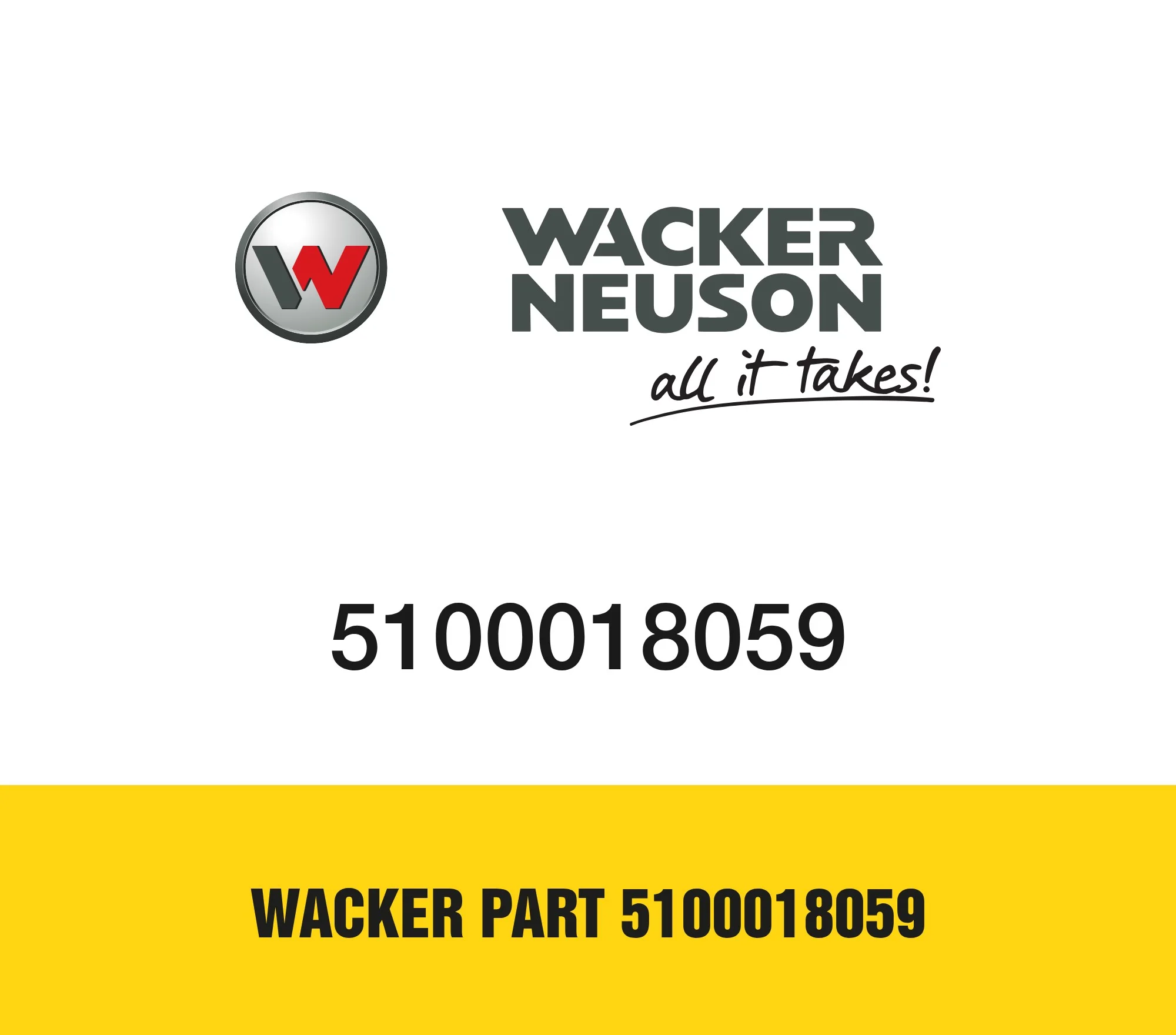Wacker Part 5100018059