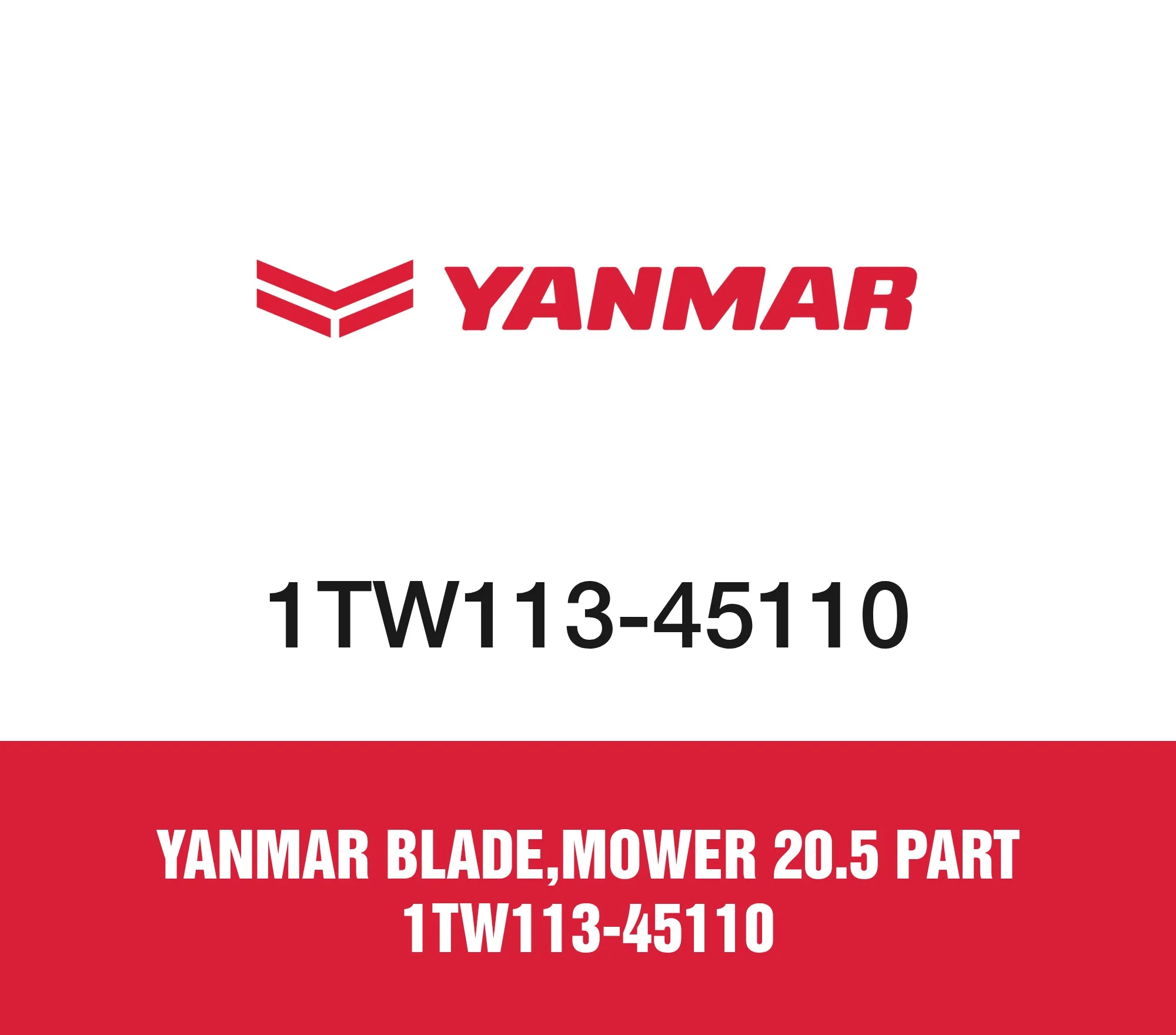 Yanmar BLADE,MOWER 20.5 Part 1TW113-45110
